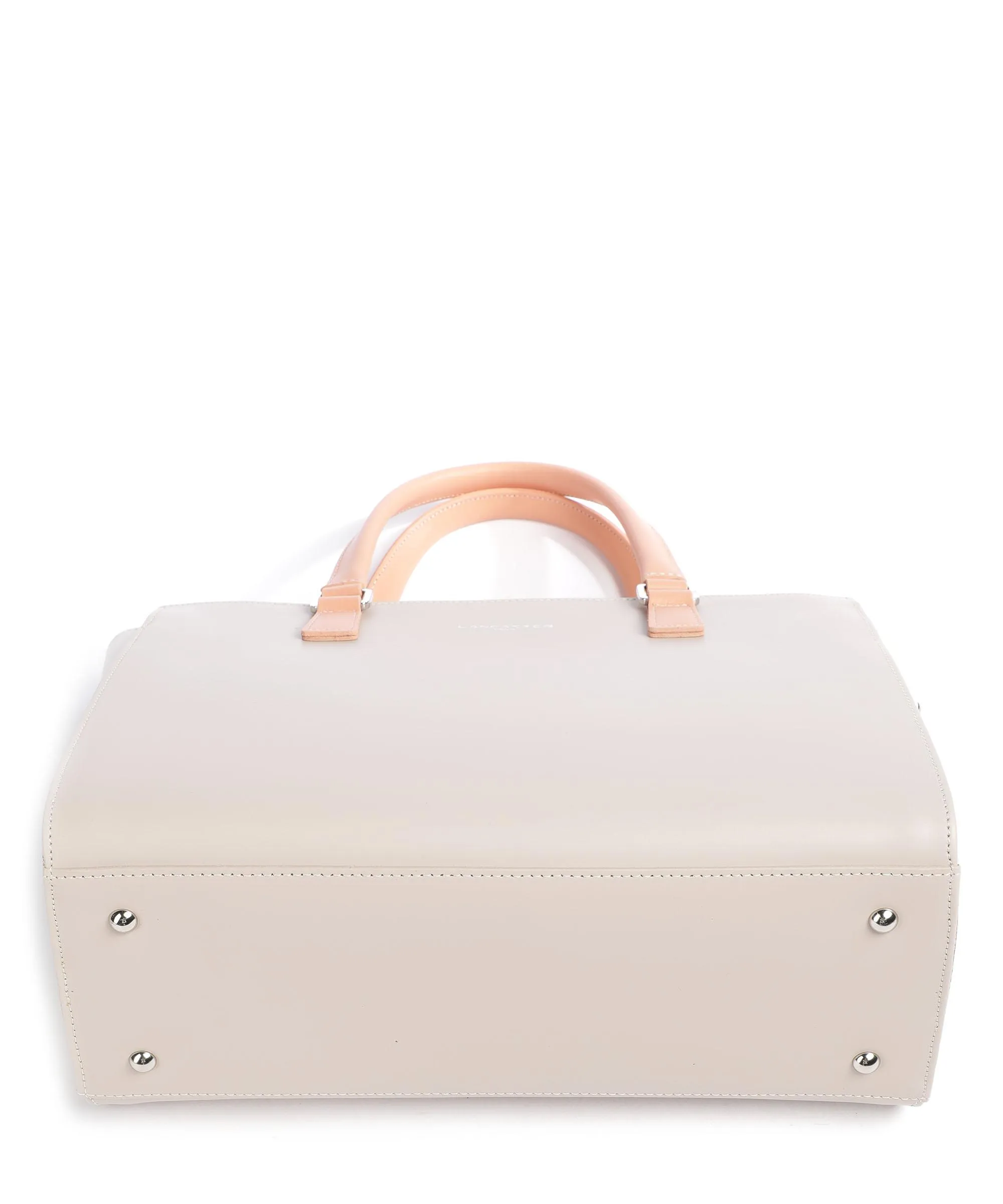  Lancaster Smooth Borsa a mano pelle bovina beige  