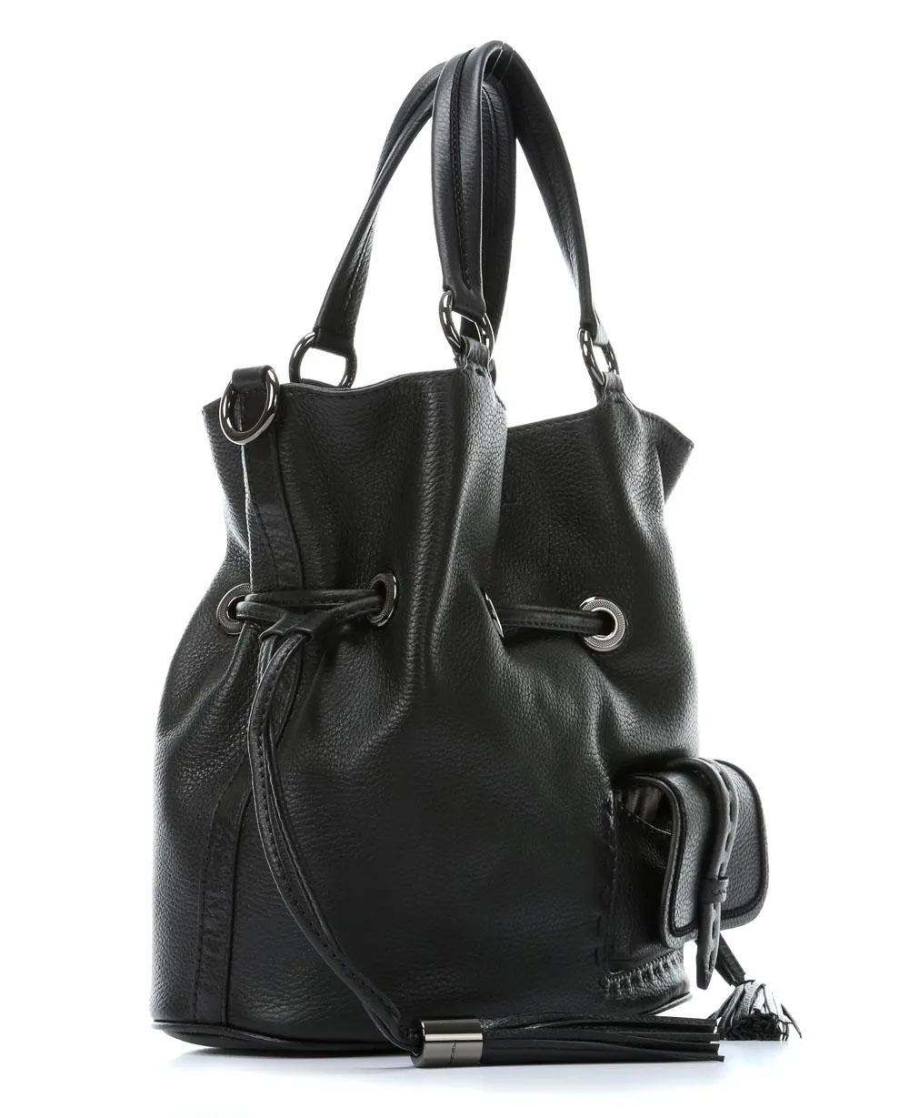  Lancel Premier Flirt Borsa hobo pelle nero  