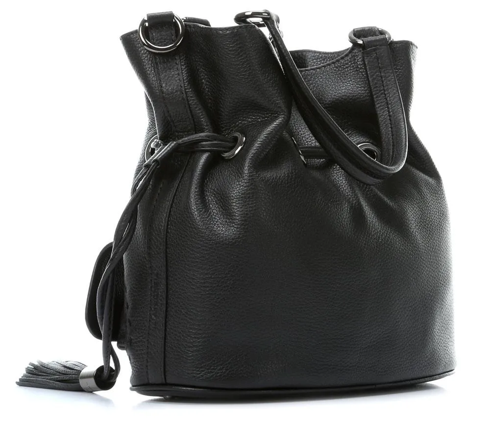  Lancel Premier Flirt Borsa hobo pelle nero  