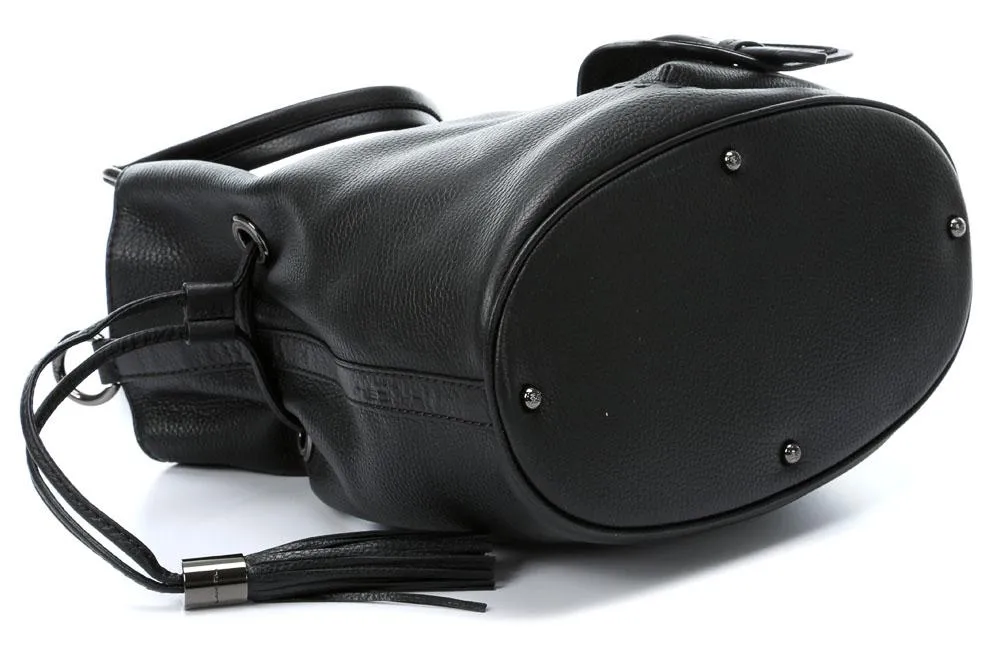  Lancel Premier Flirt Borsa hobo pelle nero  
