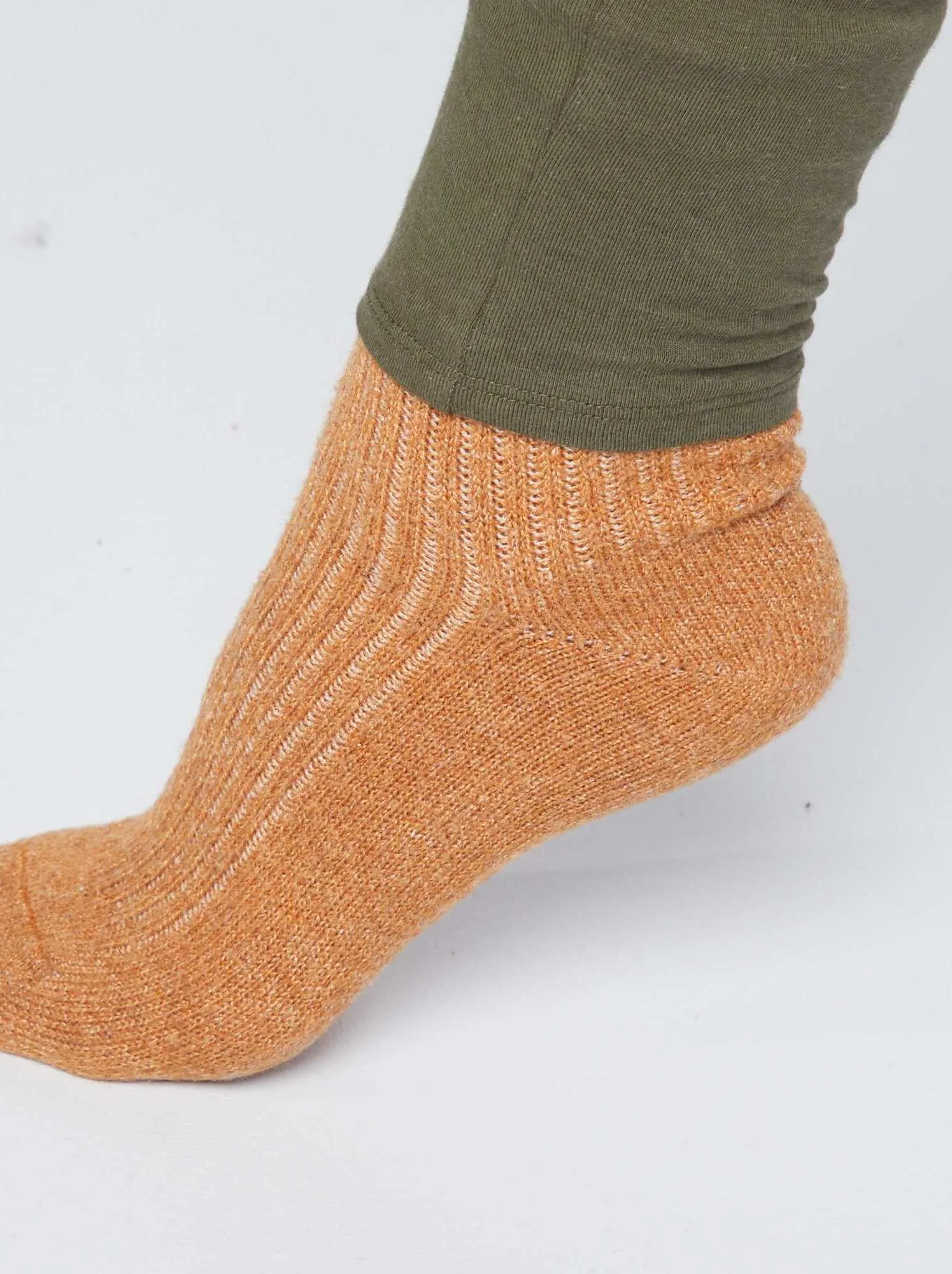 Leggings premaman lunghi in jersey tinta unita - KAKI