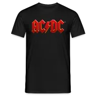 'Logo classico AC/DC con fulmine' Maglietta uomo 