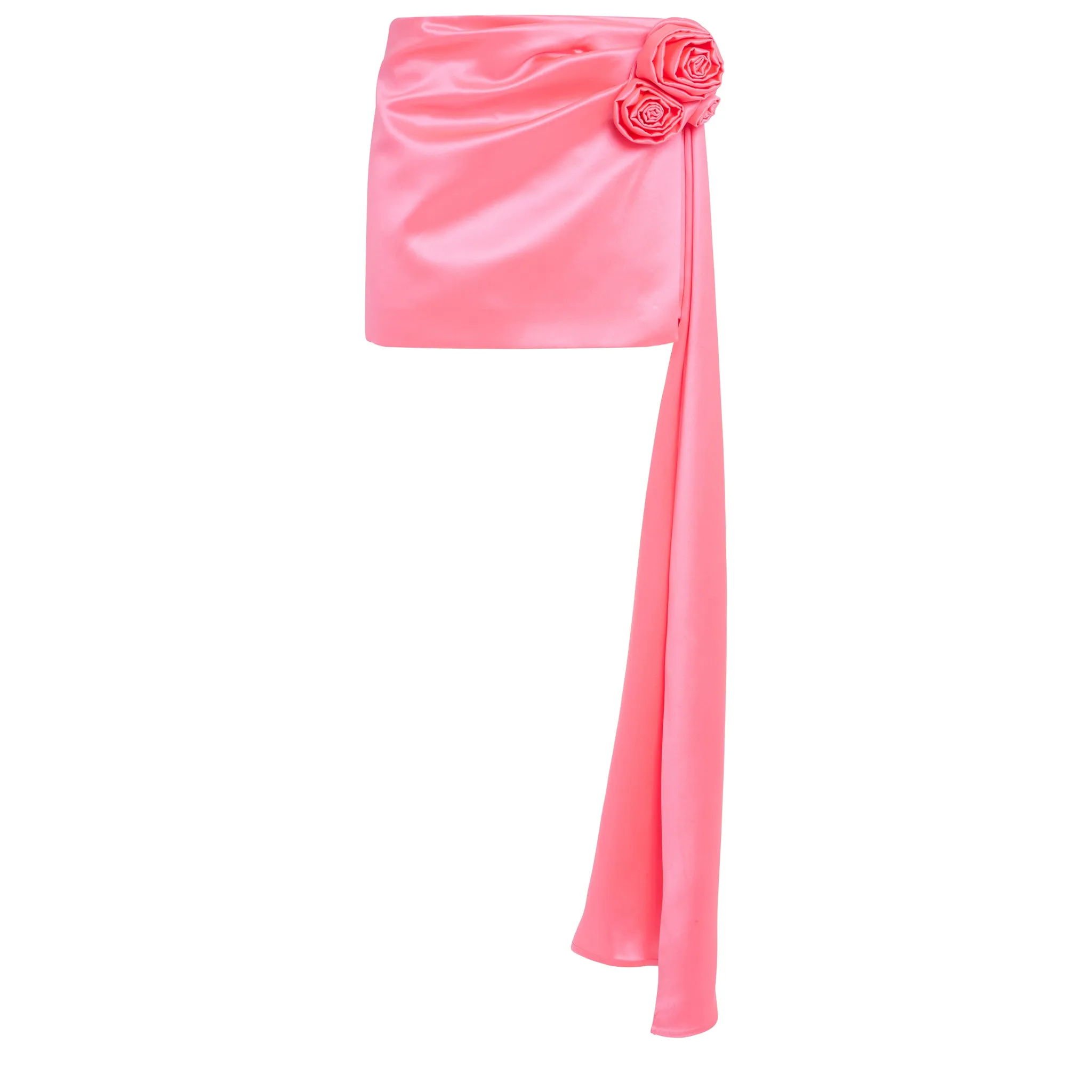 MAGDA BUTRYM  Mini gonna in seta rosa