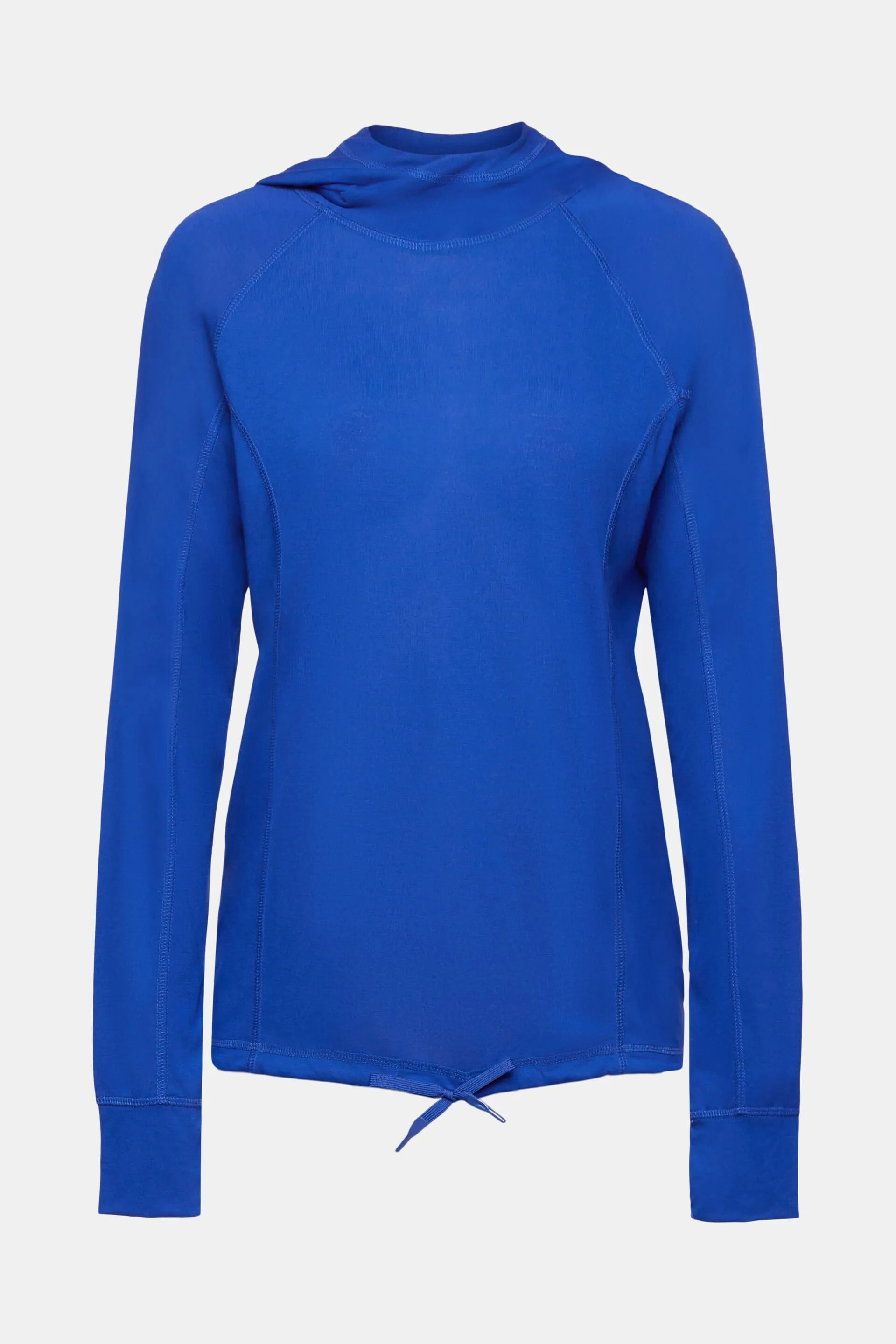 Maglia a maniche lunghe con cappuccio, LENZING™ ECOVERO™