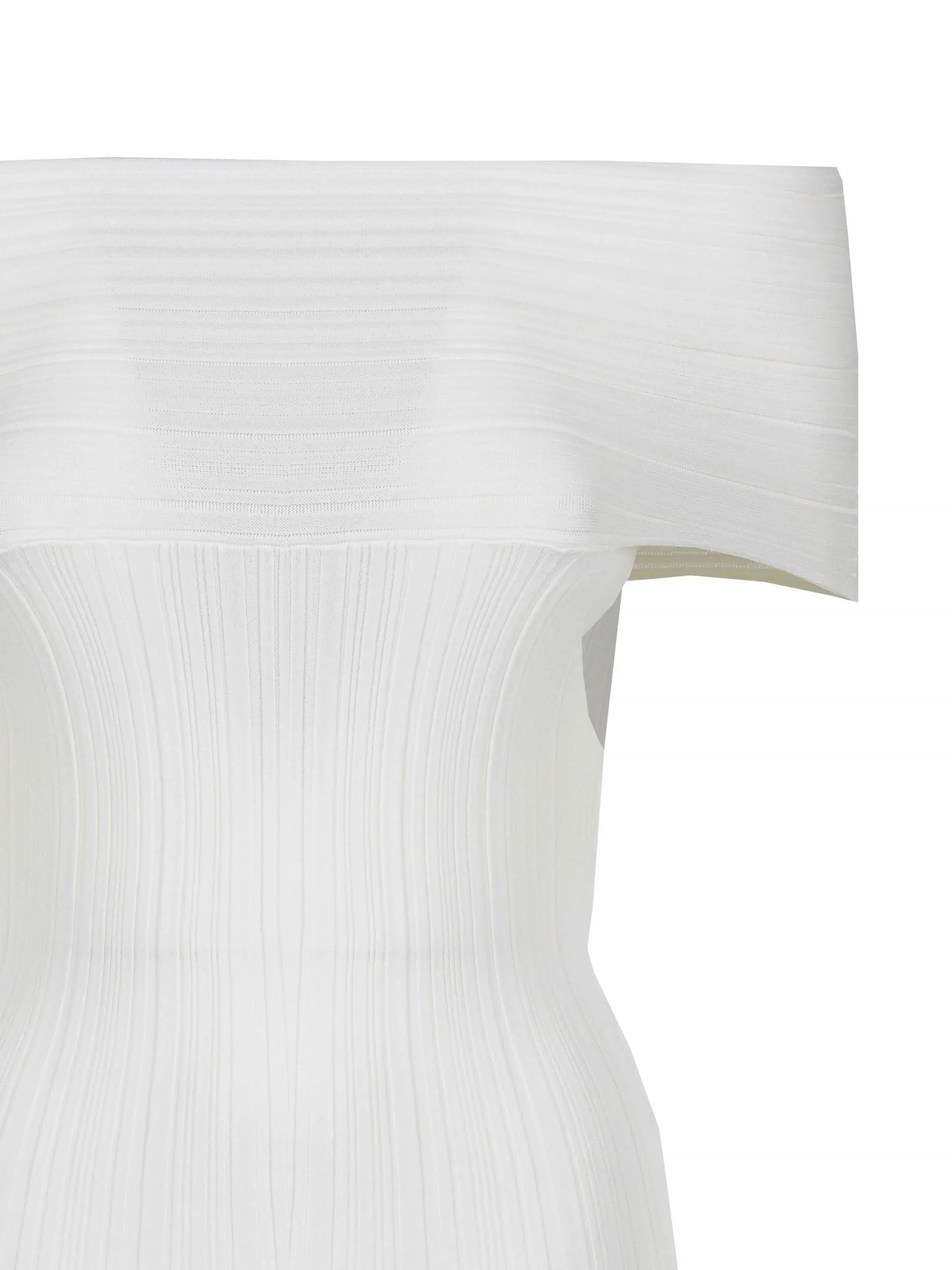 MAGLIA BIANCA IN TESSUTO STRETCH