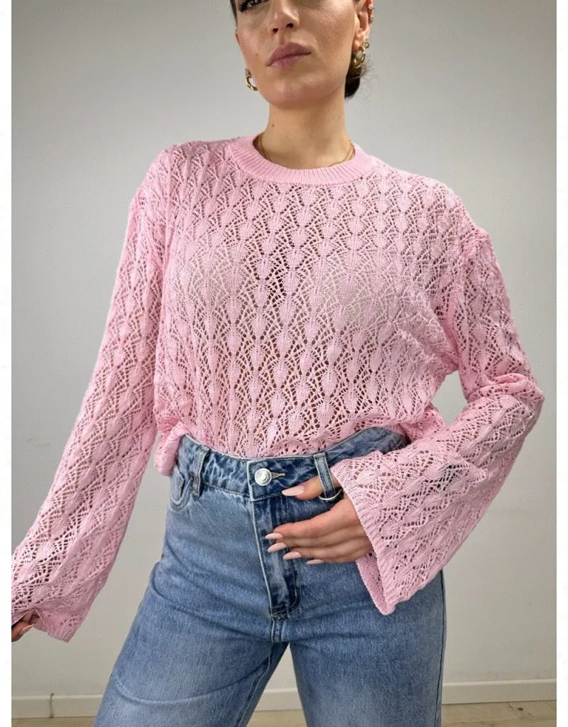 MAGLIA CAMILLA ROSA