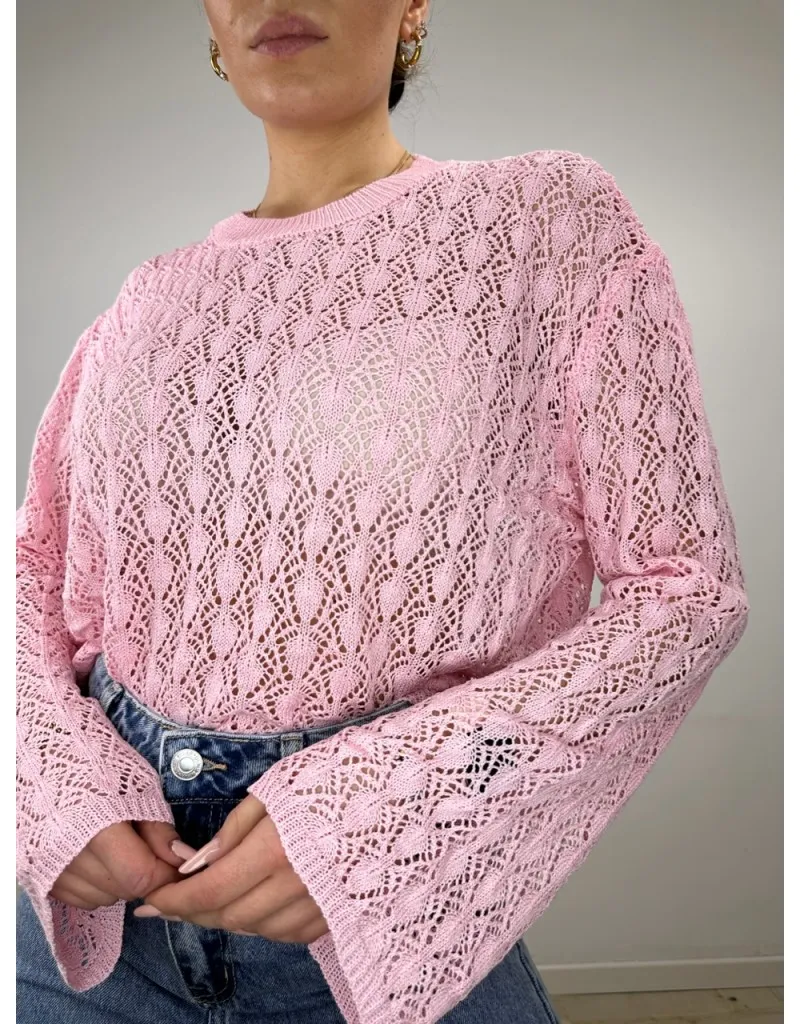 MAGLIA CAMILLA ROSA