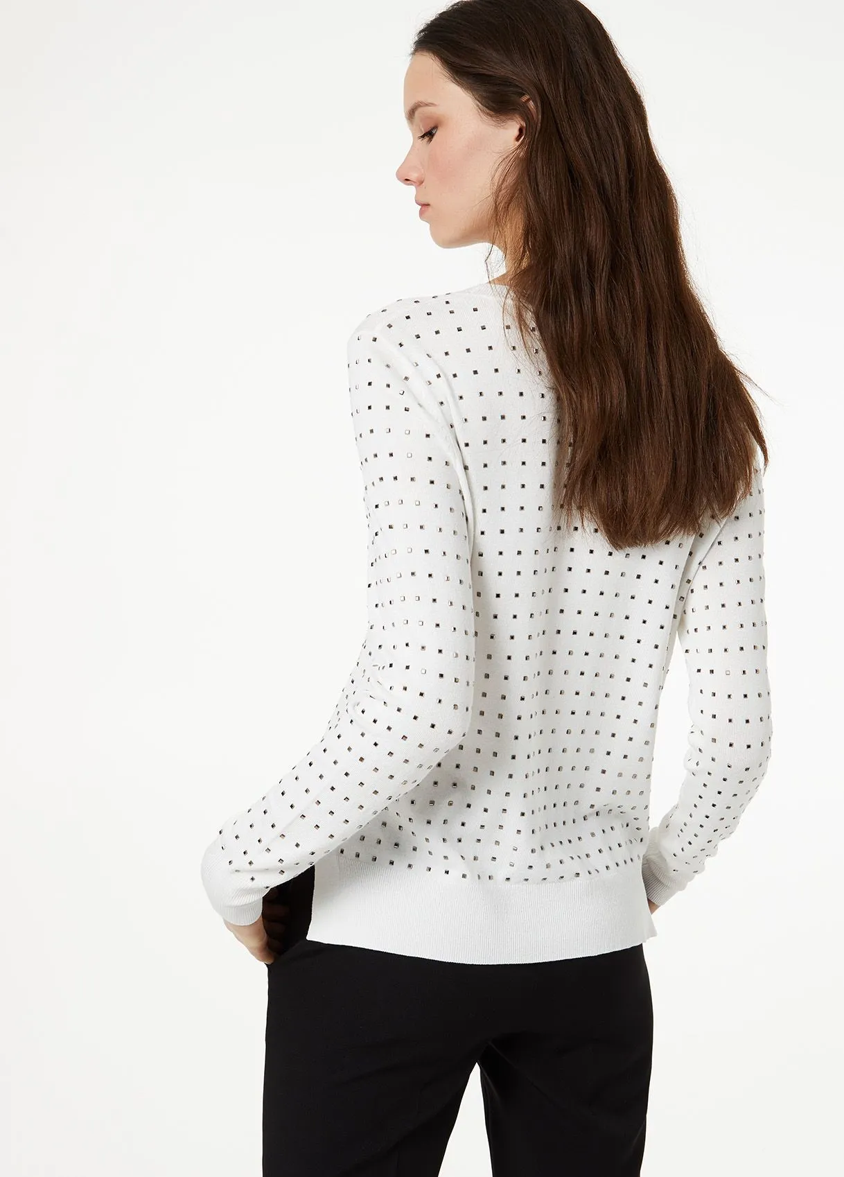 Maglia con borchie
