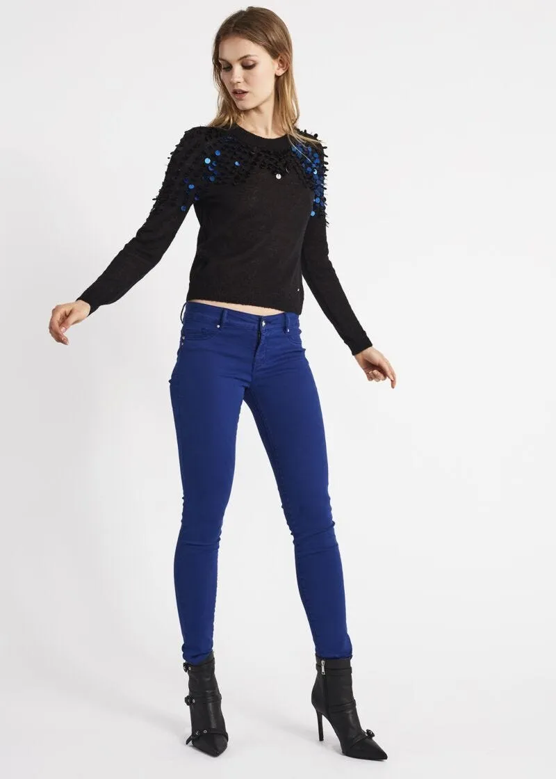 Maglia con paillettes