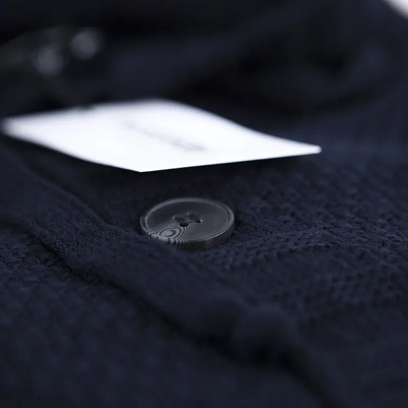 Maglia Uomo Manica lunga con bottoni e cappuccio Cardigan Felpa in Maglia Dresserd