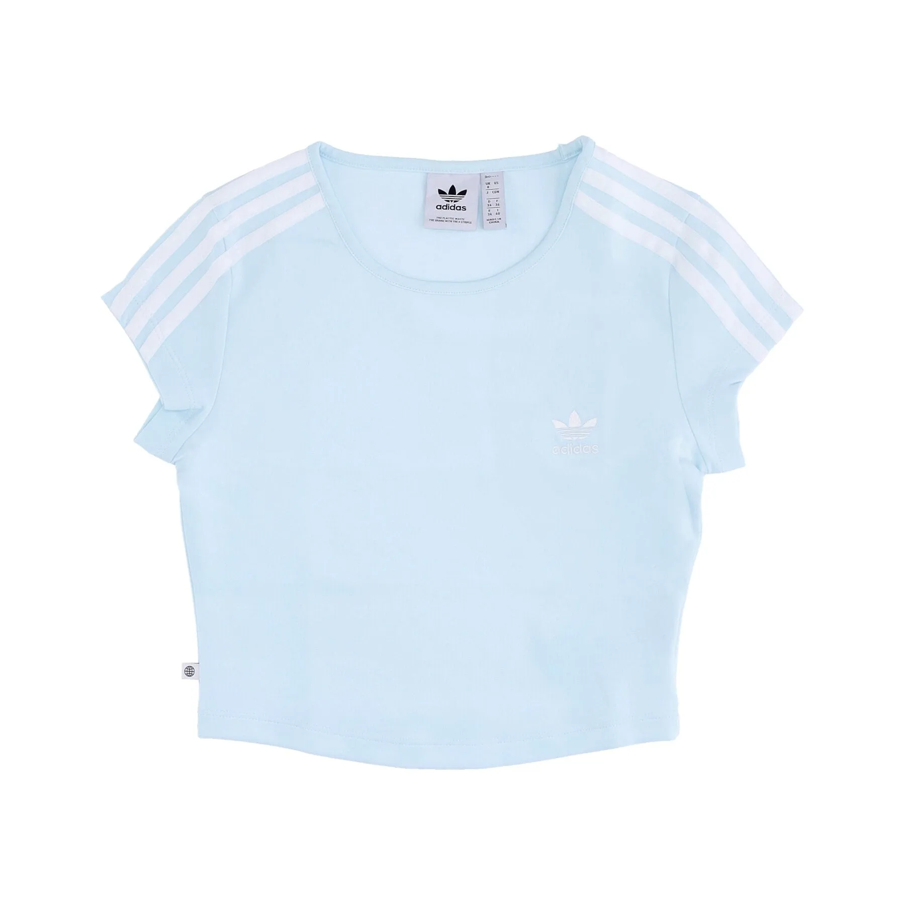 Maglietta Corta Donna Cropped Tee Almost Blue