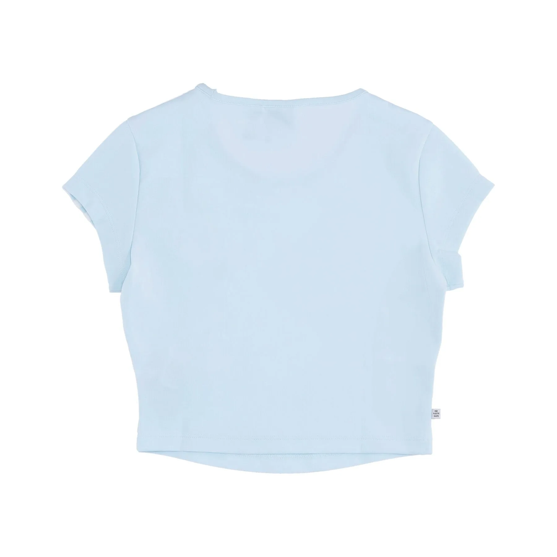 Maglietta Corta Donna Cropped Tee Almost Blue
