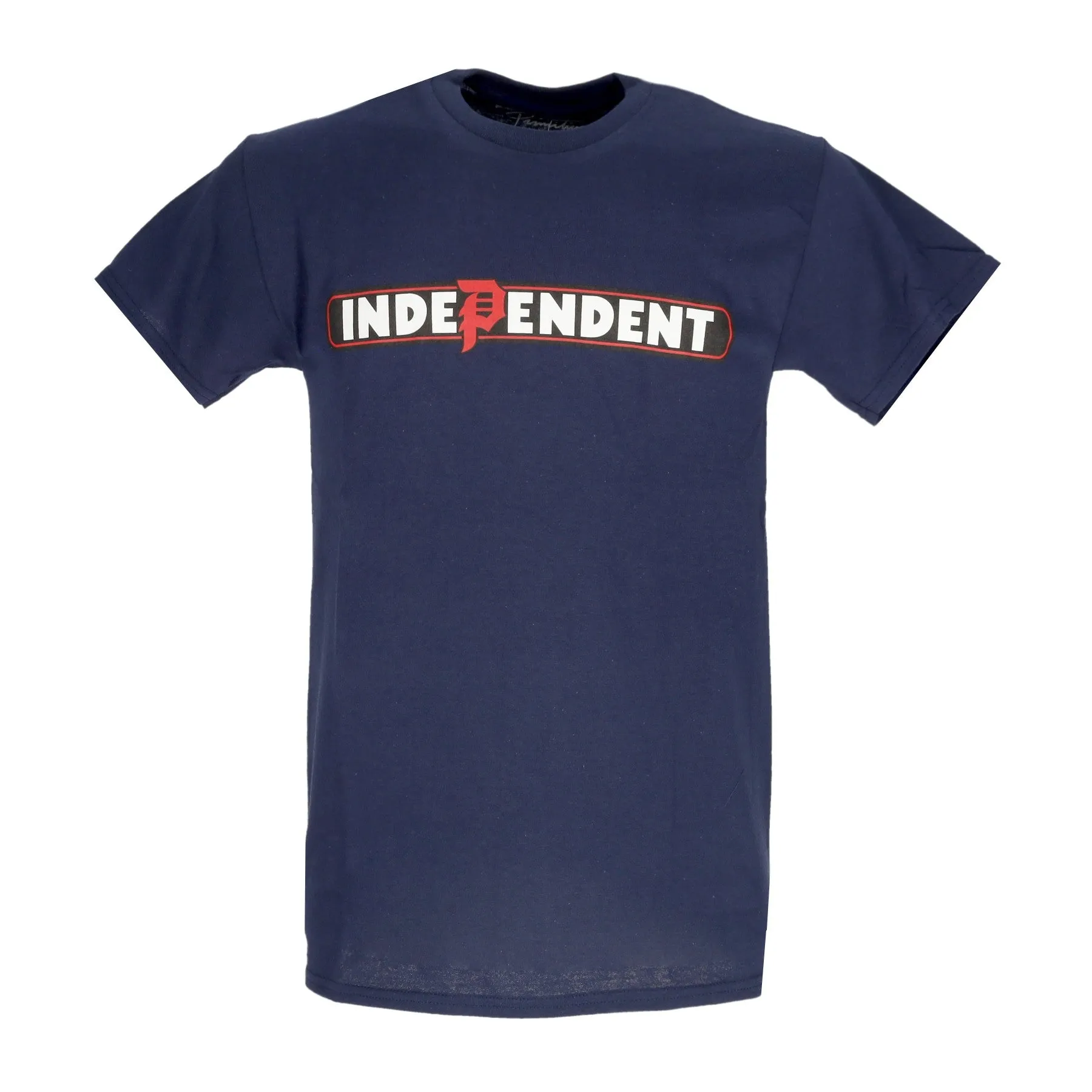 Maglietta Uomo Bar Tee X Independent Navy
