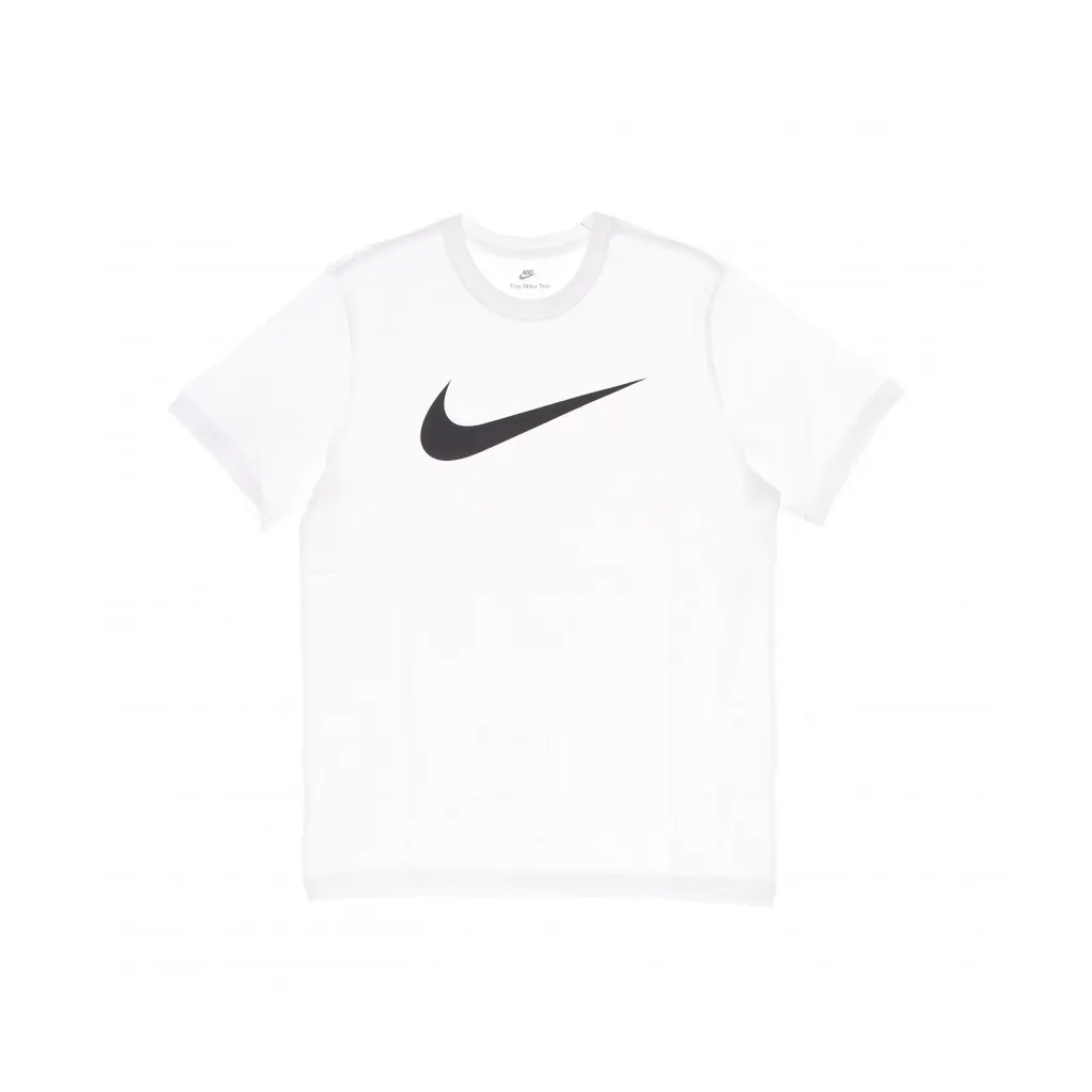 maglietta uomo icon swoosh tee WHITE/BLACK