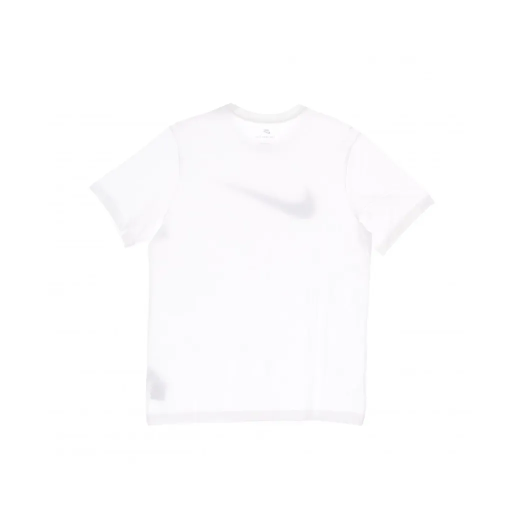 maglietta uomo icon swoosh tee WHITE/BLACK