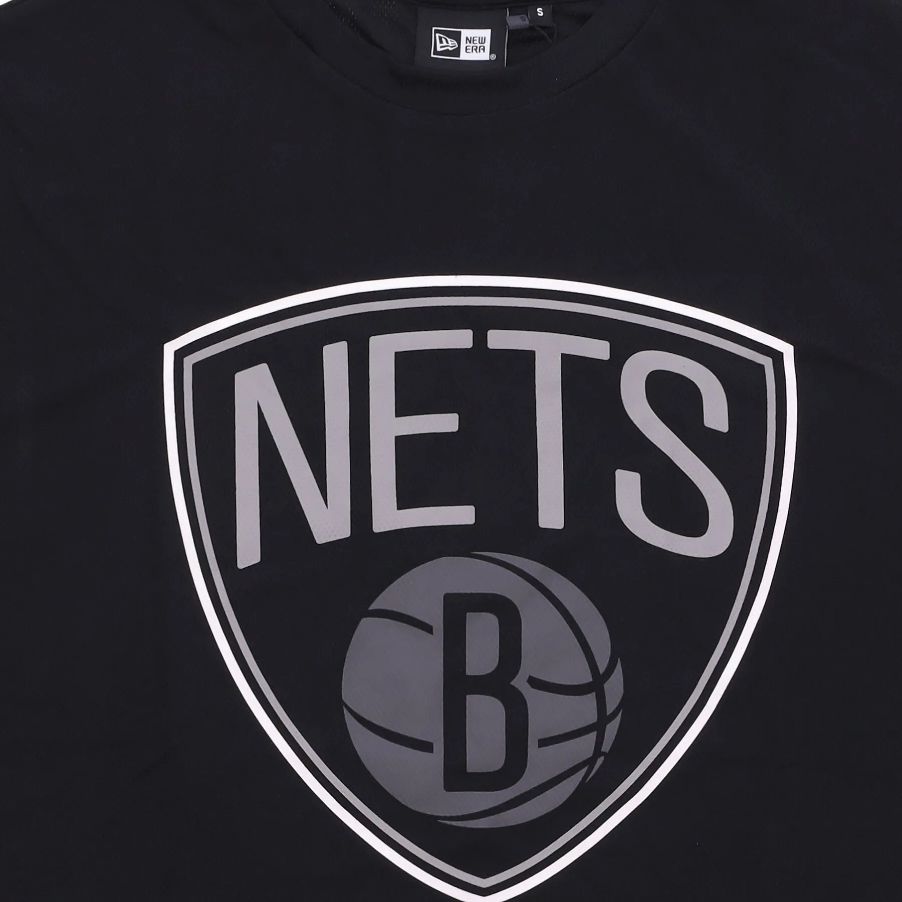 Maglietta Uomo Nba Os Outline Mesh Tee Bronet Black/white