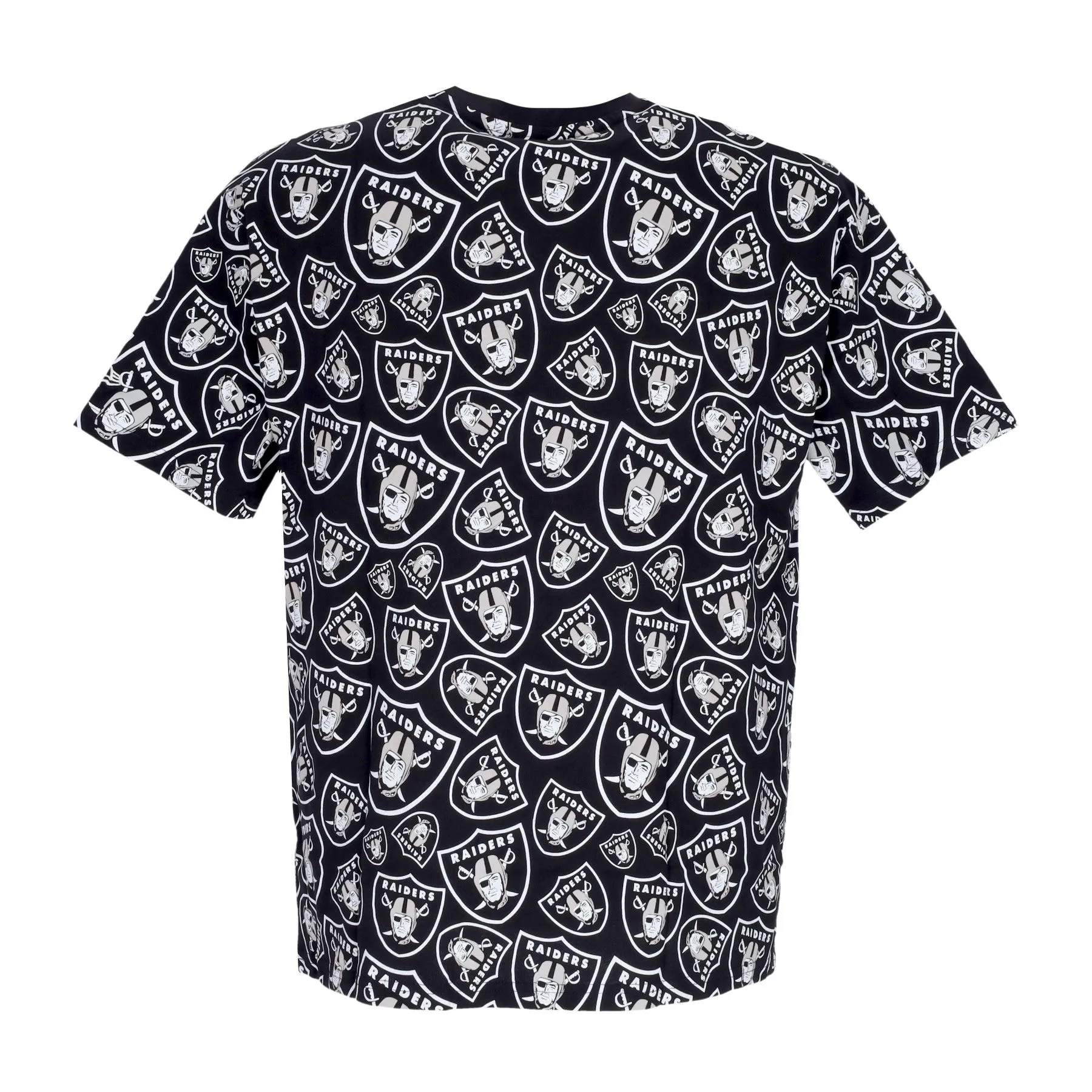 Maglietta Uomo Nfl Team All Over Print Oversized Tee Lasrai Black/white