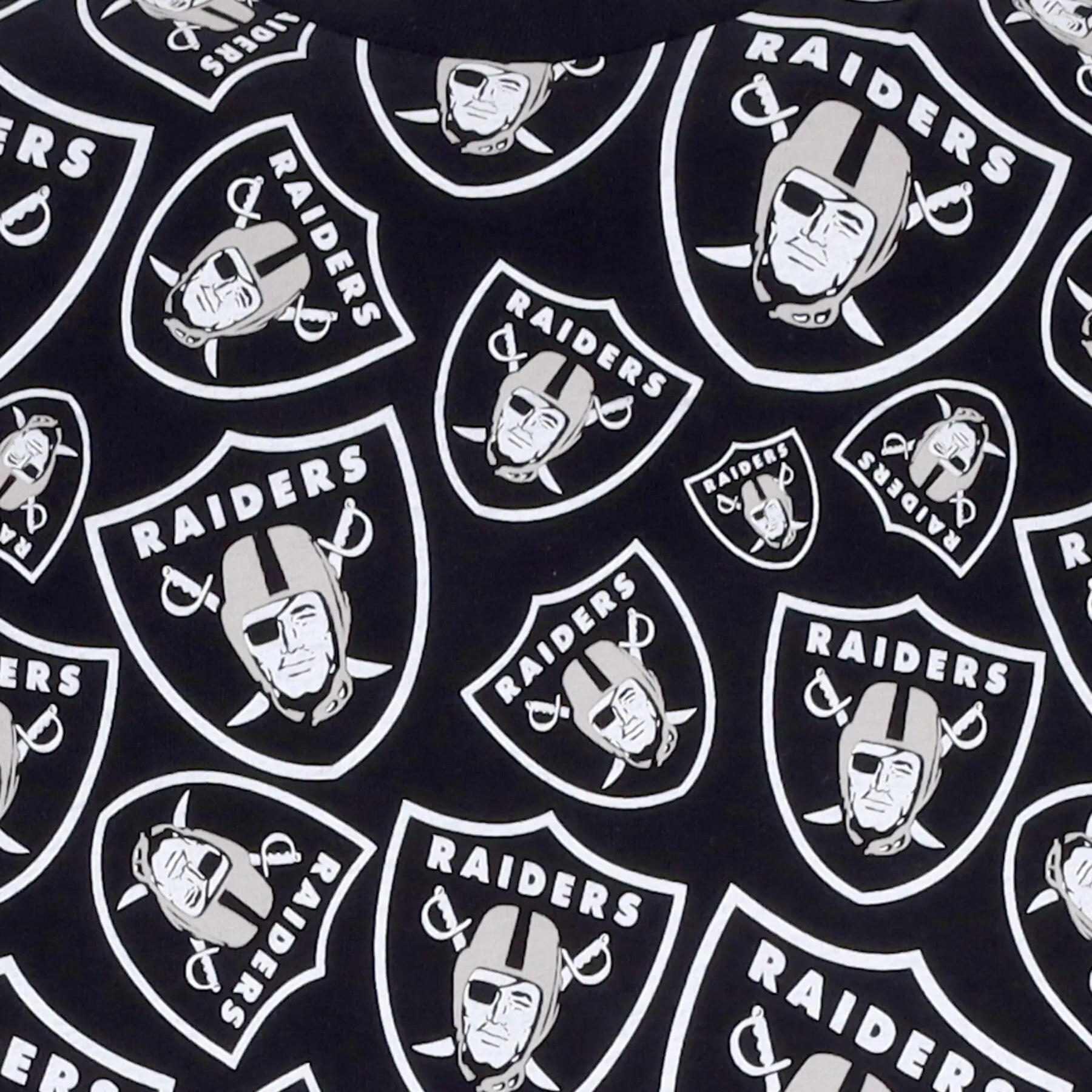 Maglietta Uomo Nfl Team All Over Print Oversized Tee Lasrai Black/white