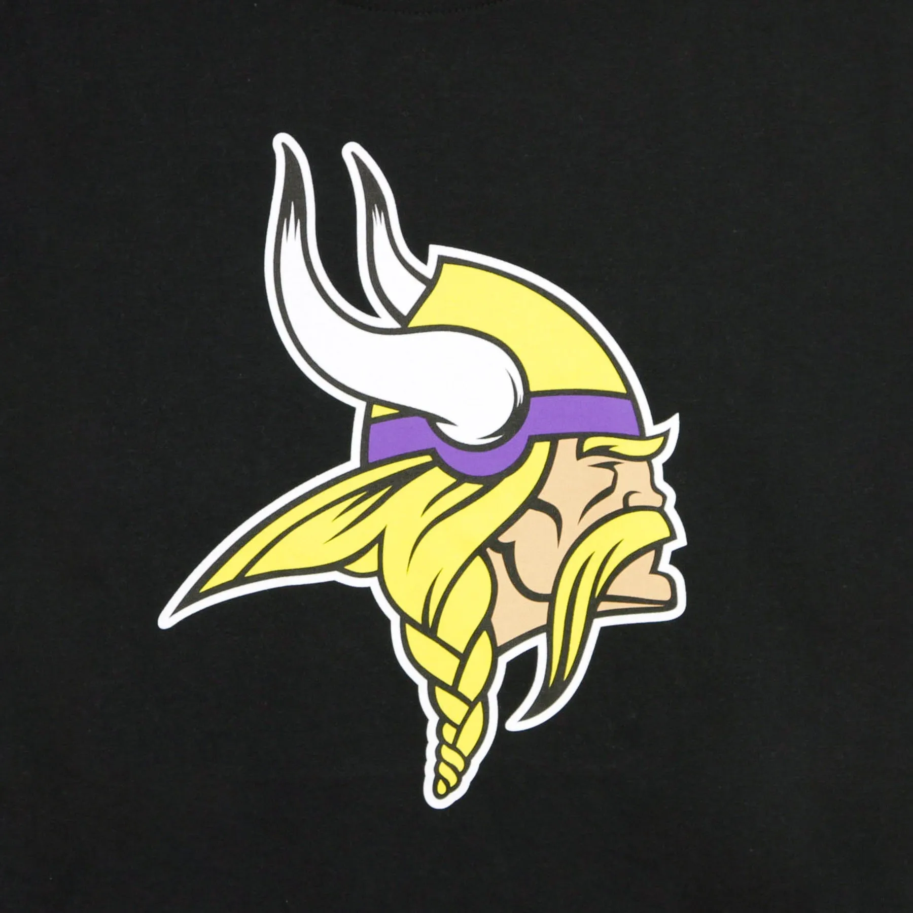 Maglietta Uomo Nfl Team Logo Tee Minvik Black