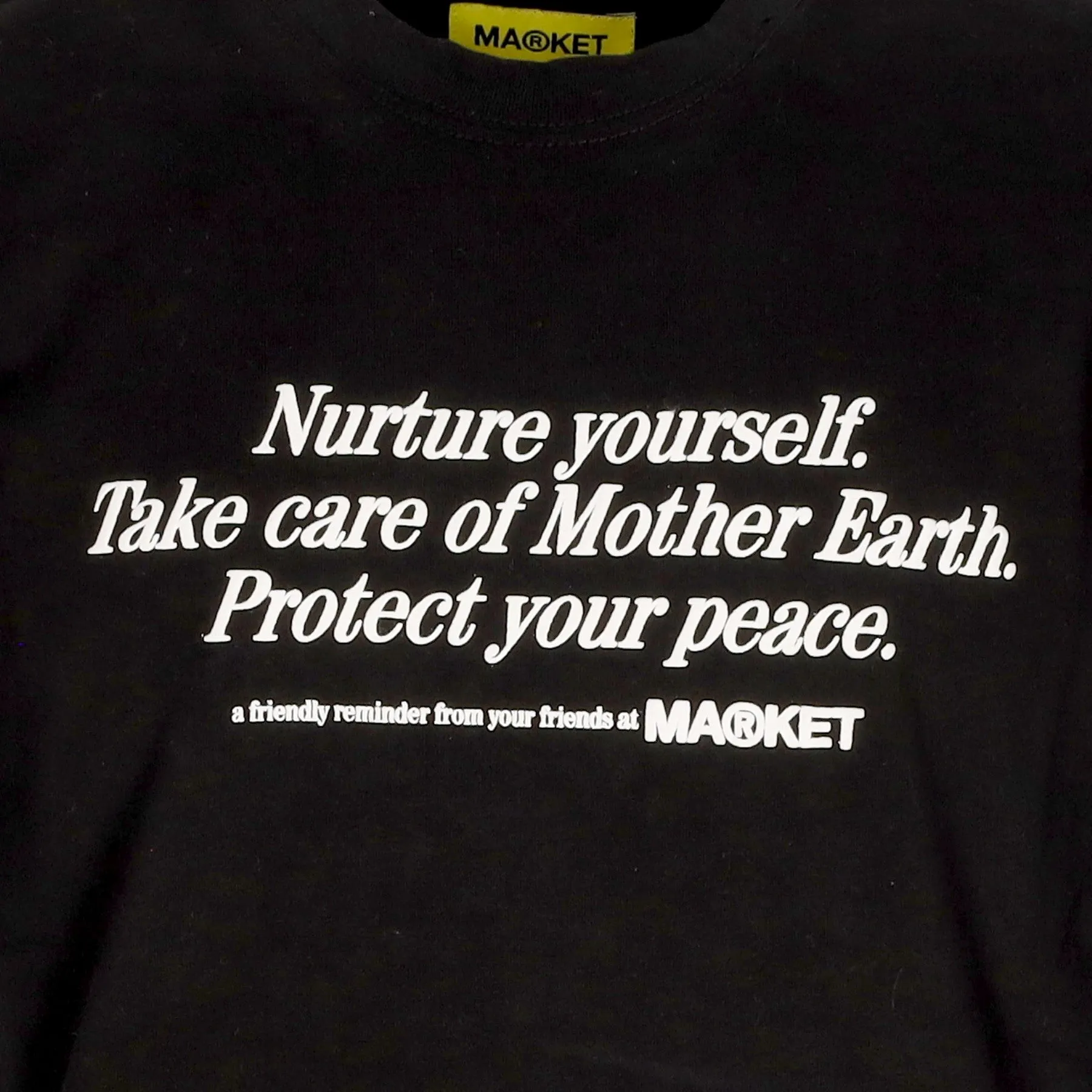 Maglietta Uomo Nurture Yourself Tee Black