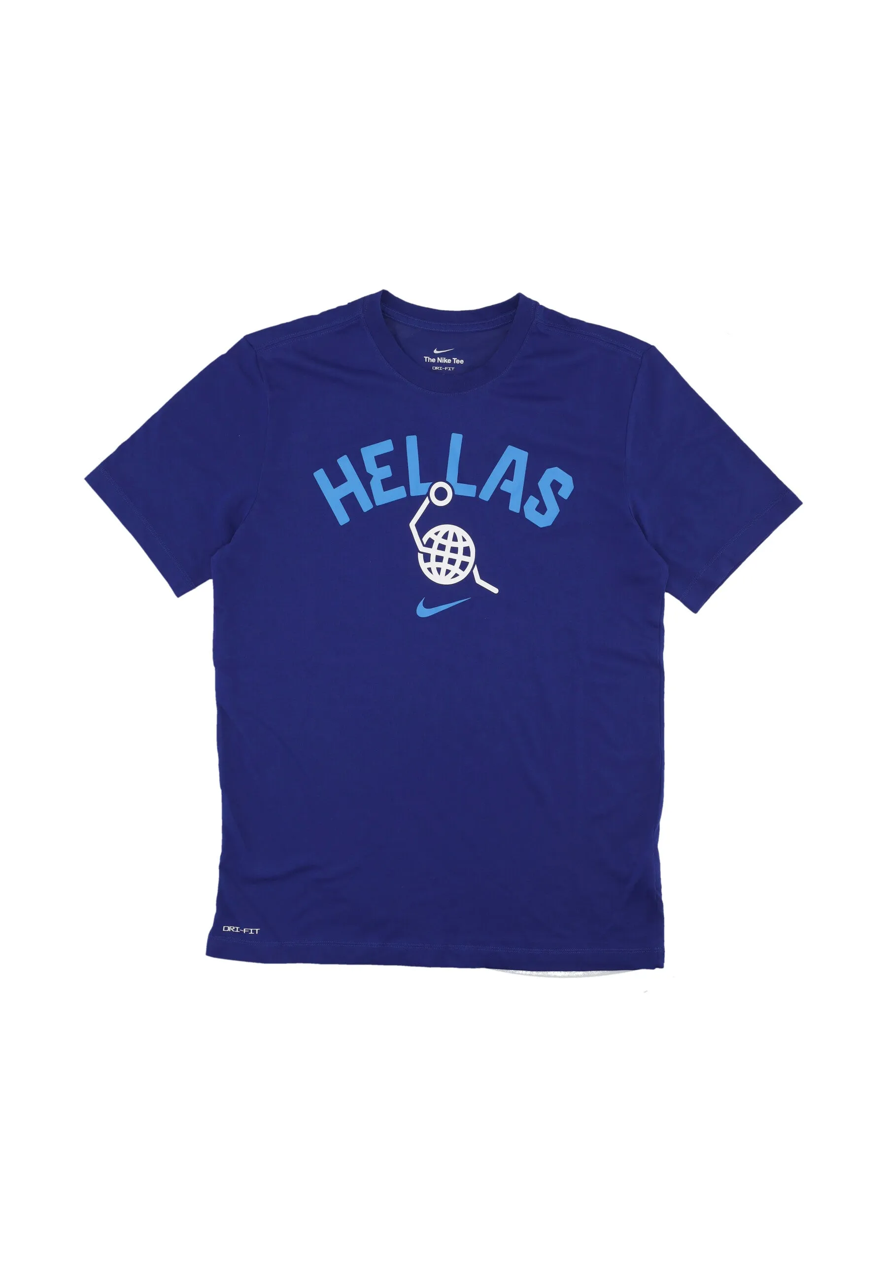 Maglietta Uomo Olympics 2024 Basketball Tee Team Greece Deep Royal Blue/lt Photo Blue