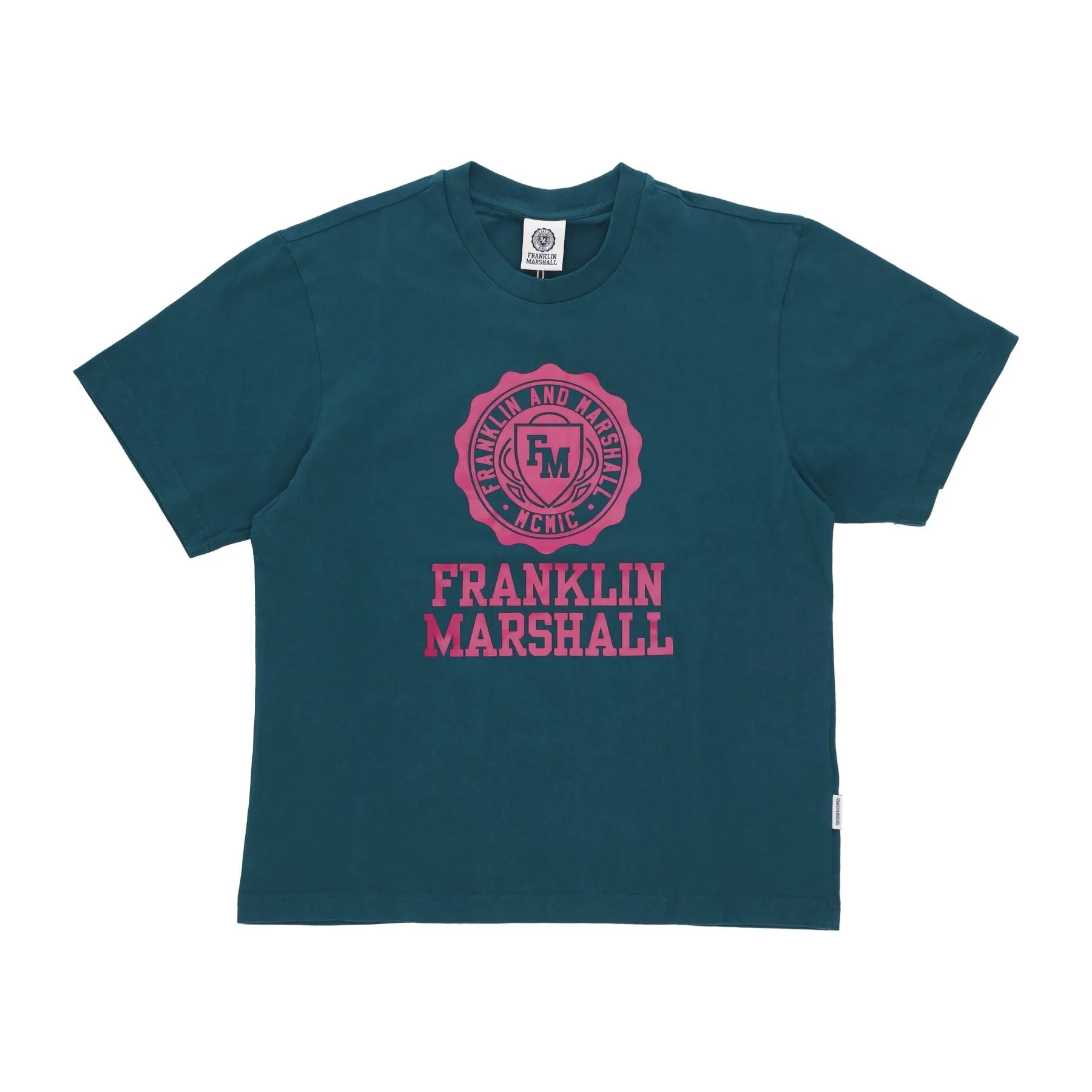 Maglietta Uomo Piece Dyed 20/1 Tee Bottle Green