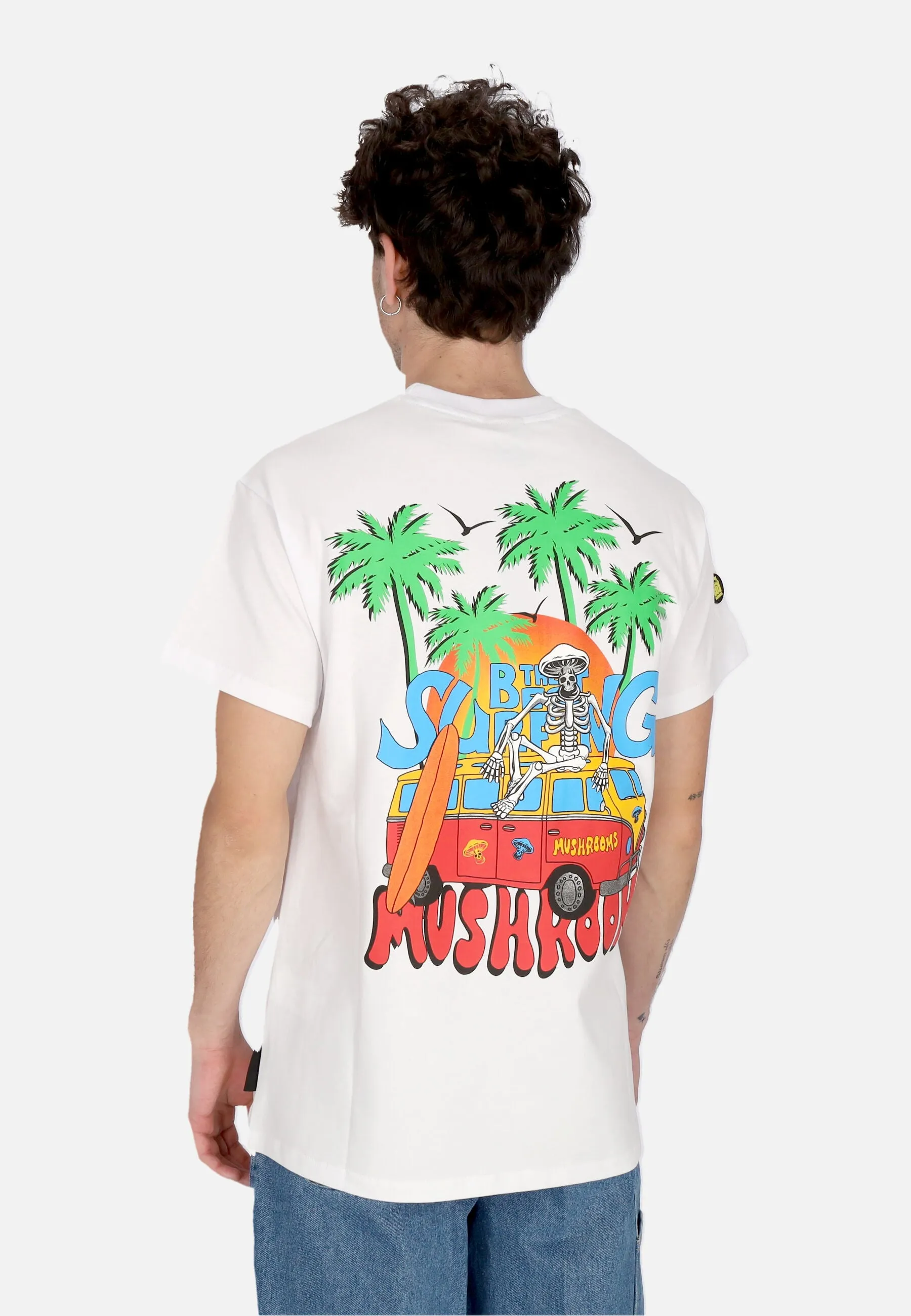Maglietta Uomo The Best Surfing Tee White