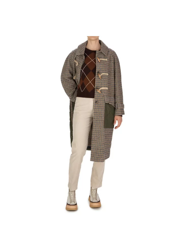 MASON'S | PANTALONI STRAIGHT VELLUTO BEIGE