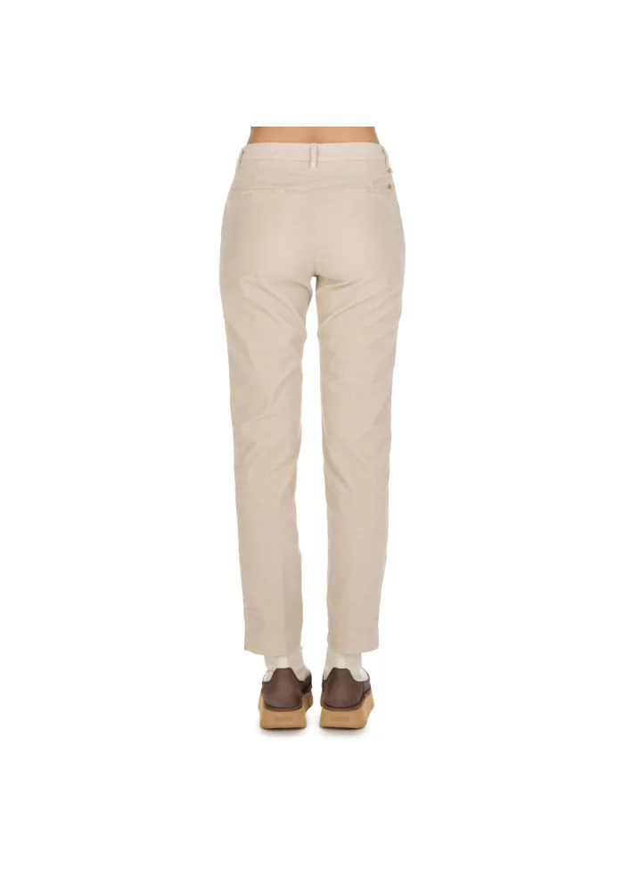 MASON'S | PANTALONI STRAIGHT VELLUTO BEIGE