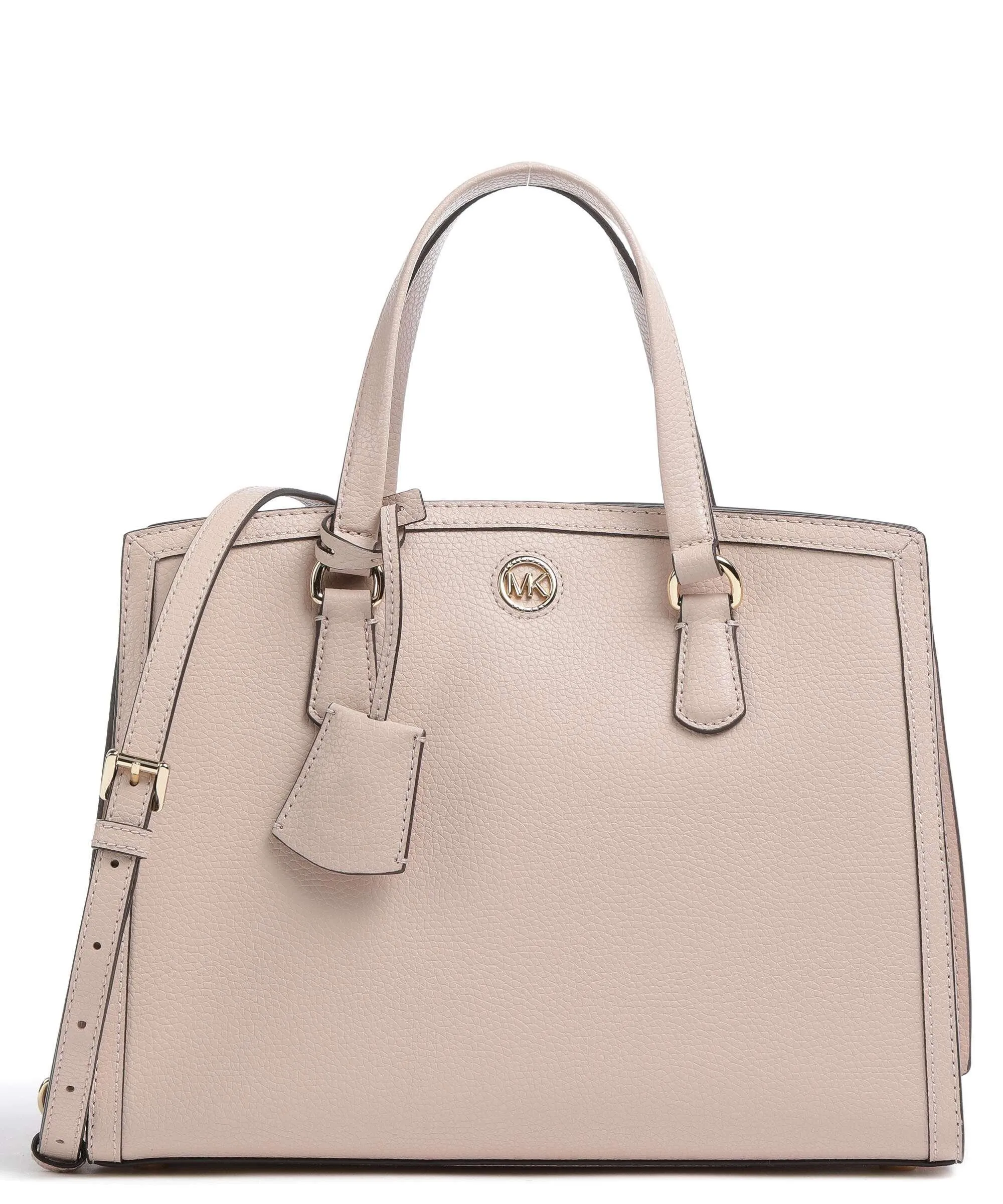  Michael Kors Chantal Borsa a mano pelle di vacchetta grana rosa  