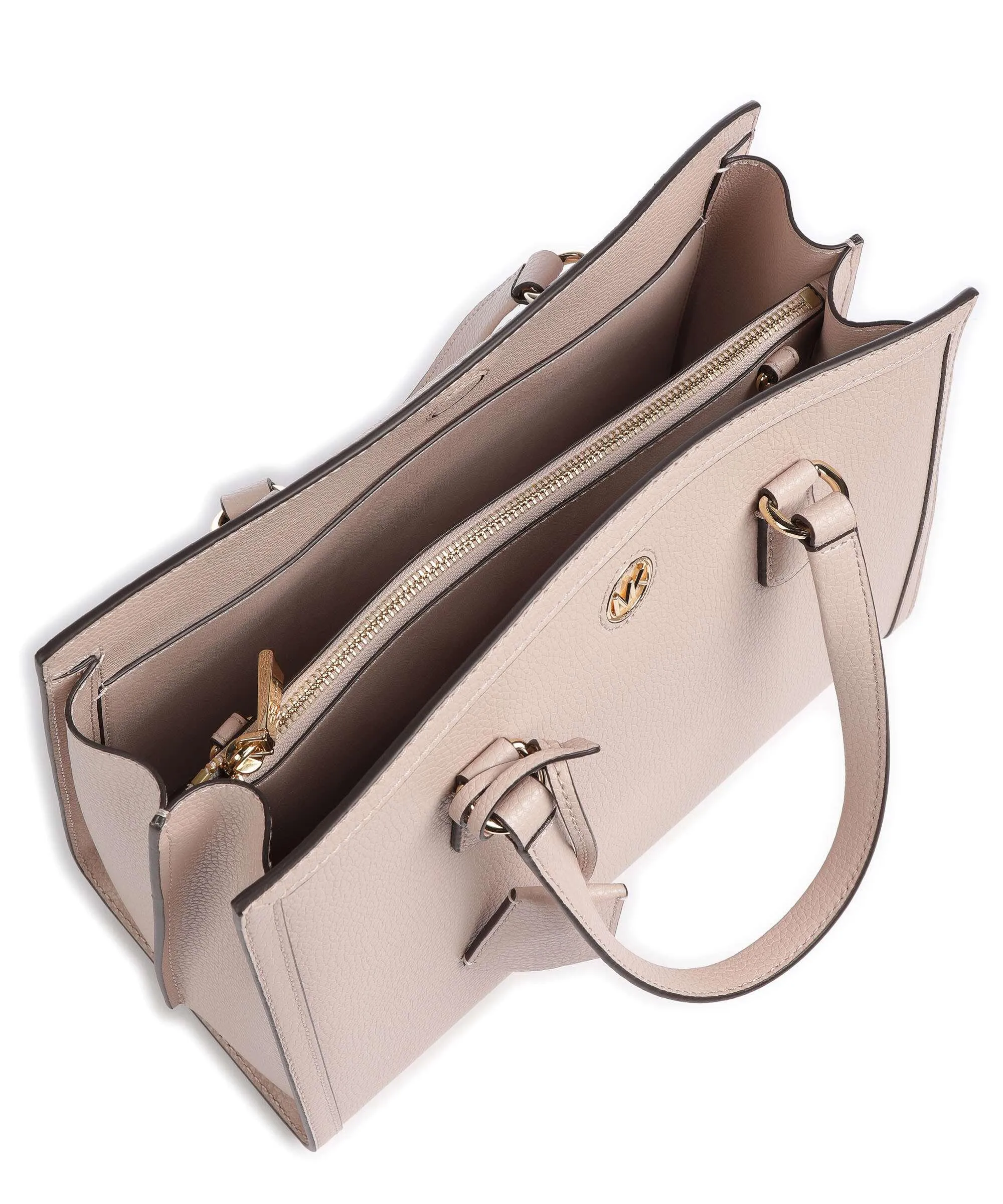  Michael Kors Chantal Borsa a mano pelle di vacchetta grana rosa  