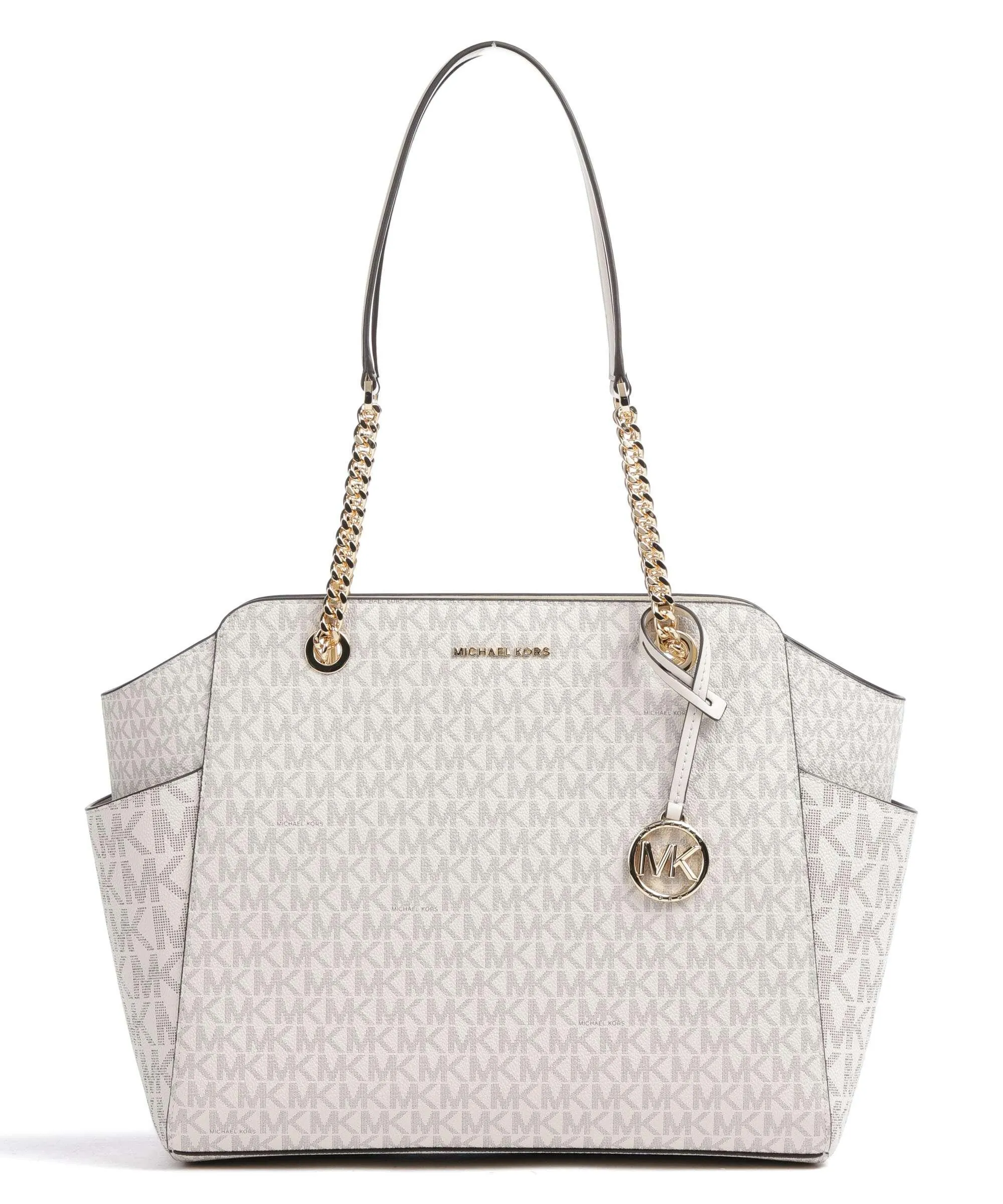  Michael Kors Jacquelyn Borsa shopper tela avorio  