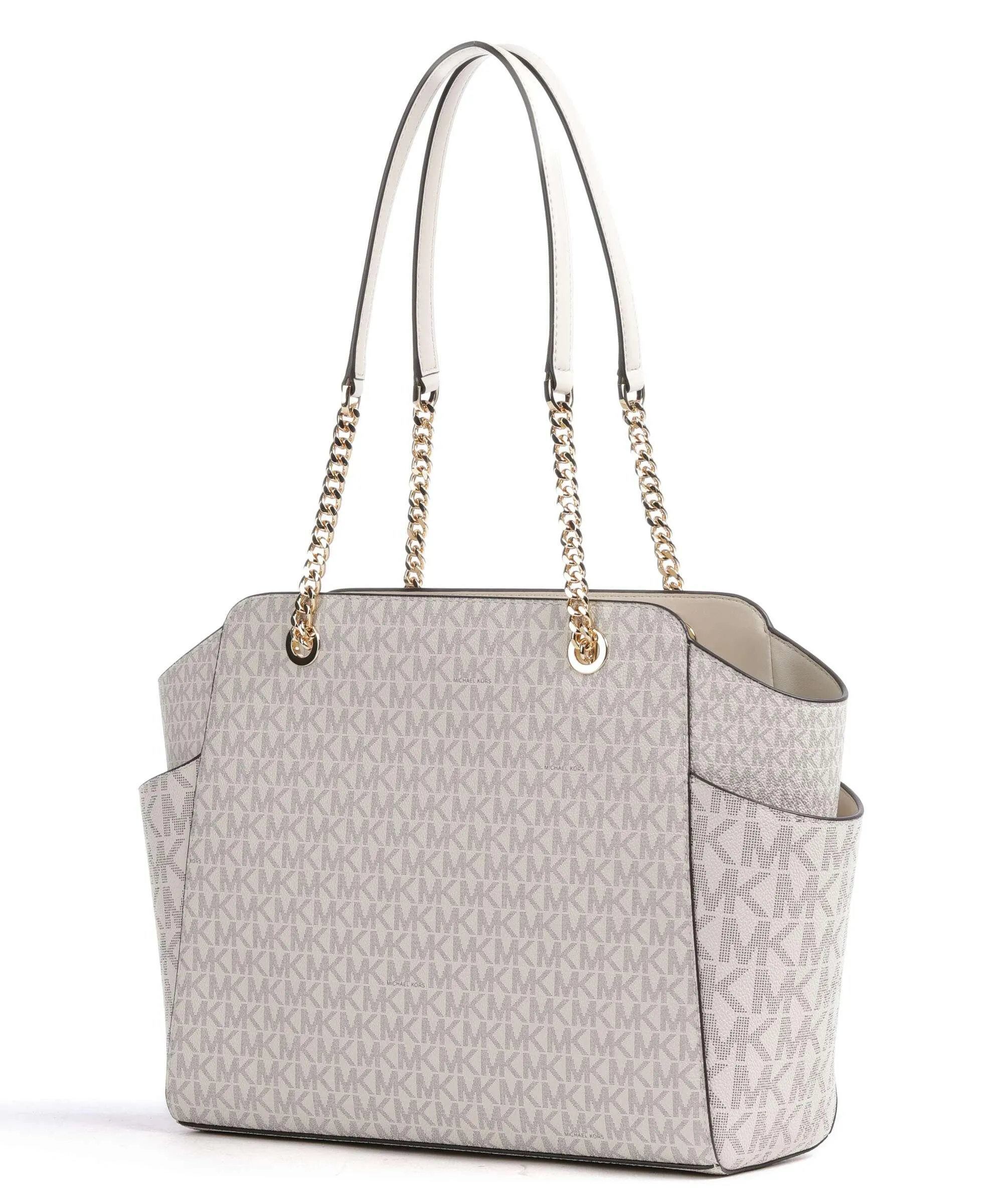  Michael Kors Jacquelyn Borsa shopper tela avorio  