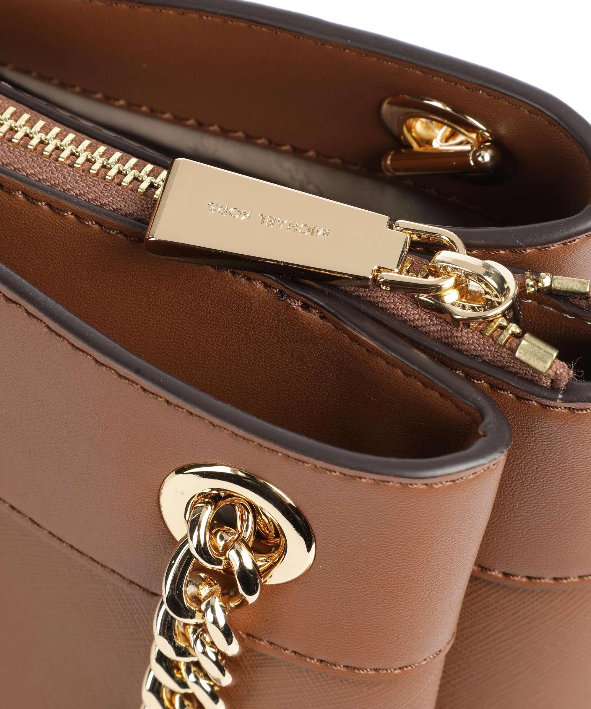  Michael Kors Lori Borsa hobo pelle sintetica marrone  