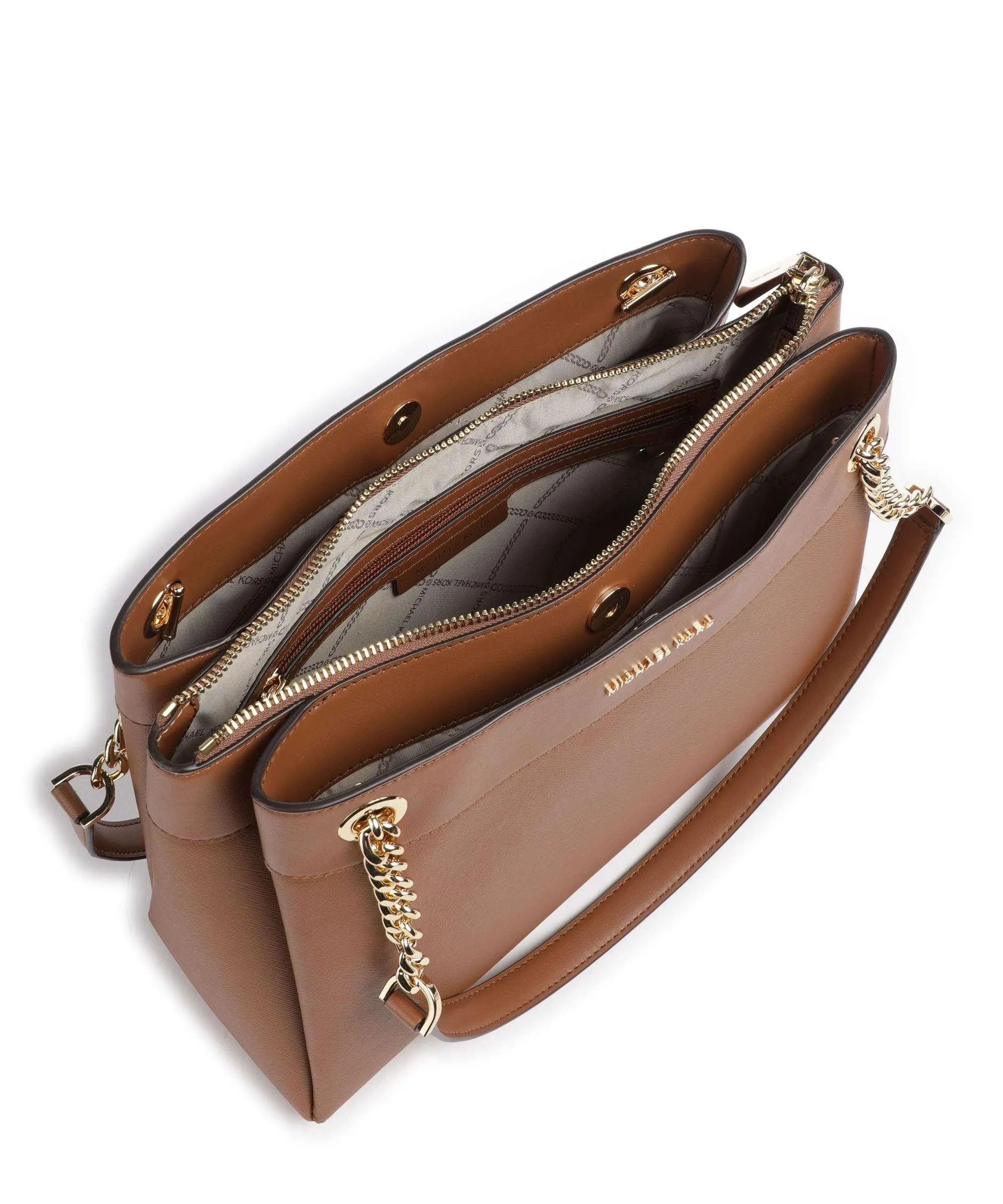  Michael Kors Lori Borsa hobo pelle sintetica marrone  