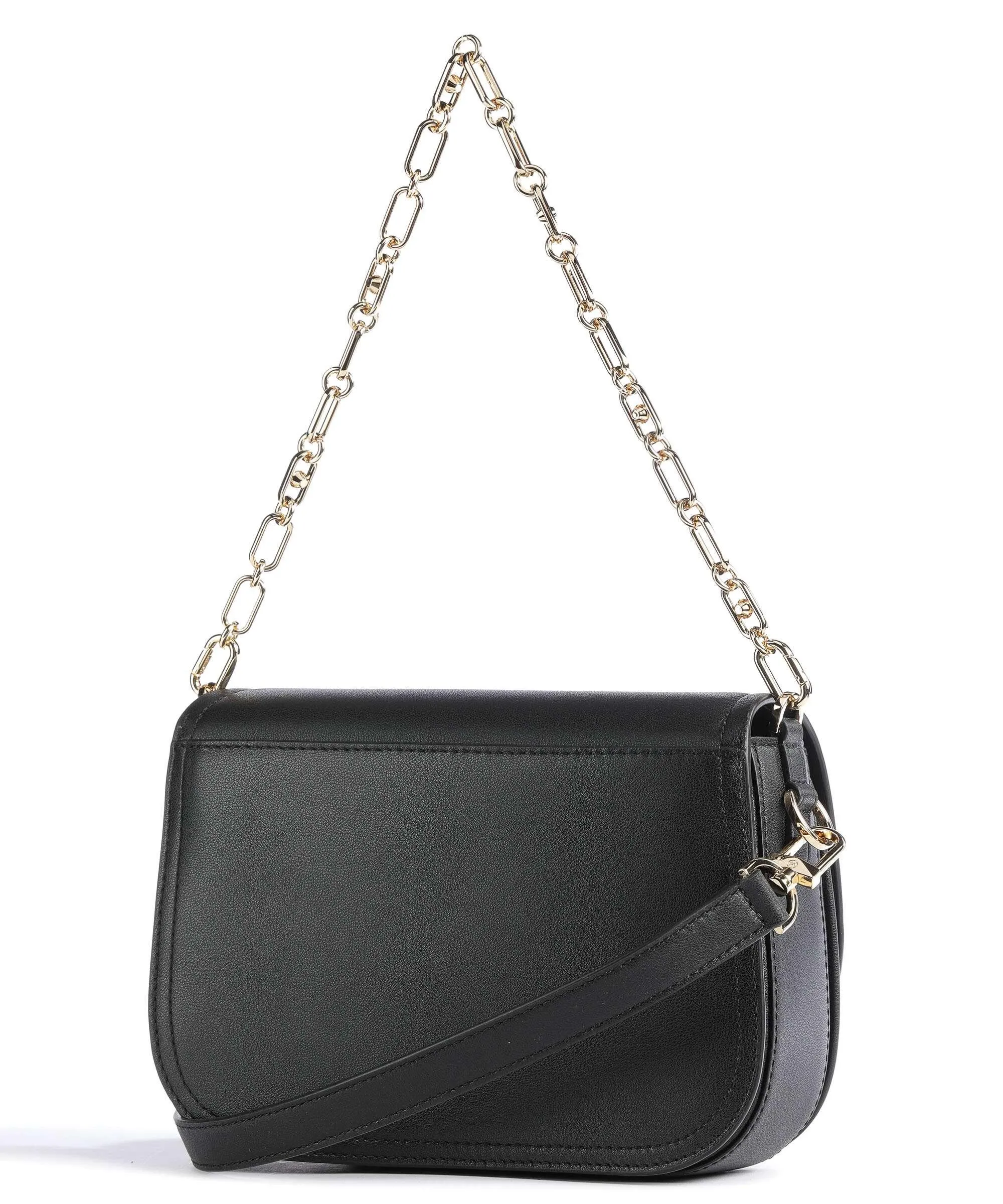  Michael Kors Parker Borsa a spalla pelle di vacchetta finemente grana nero  