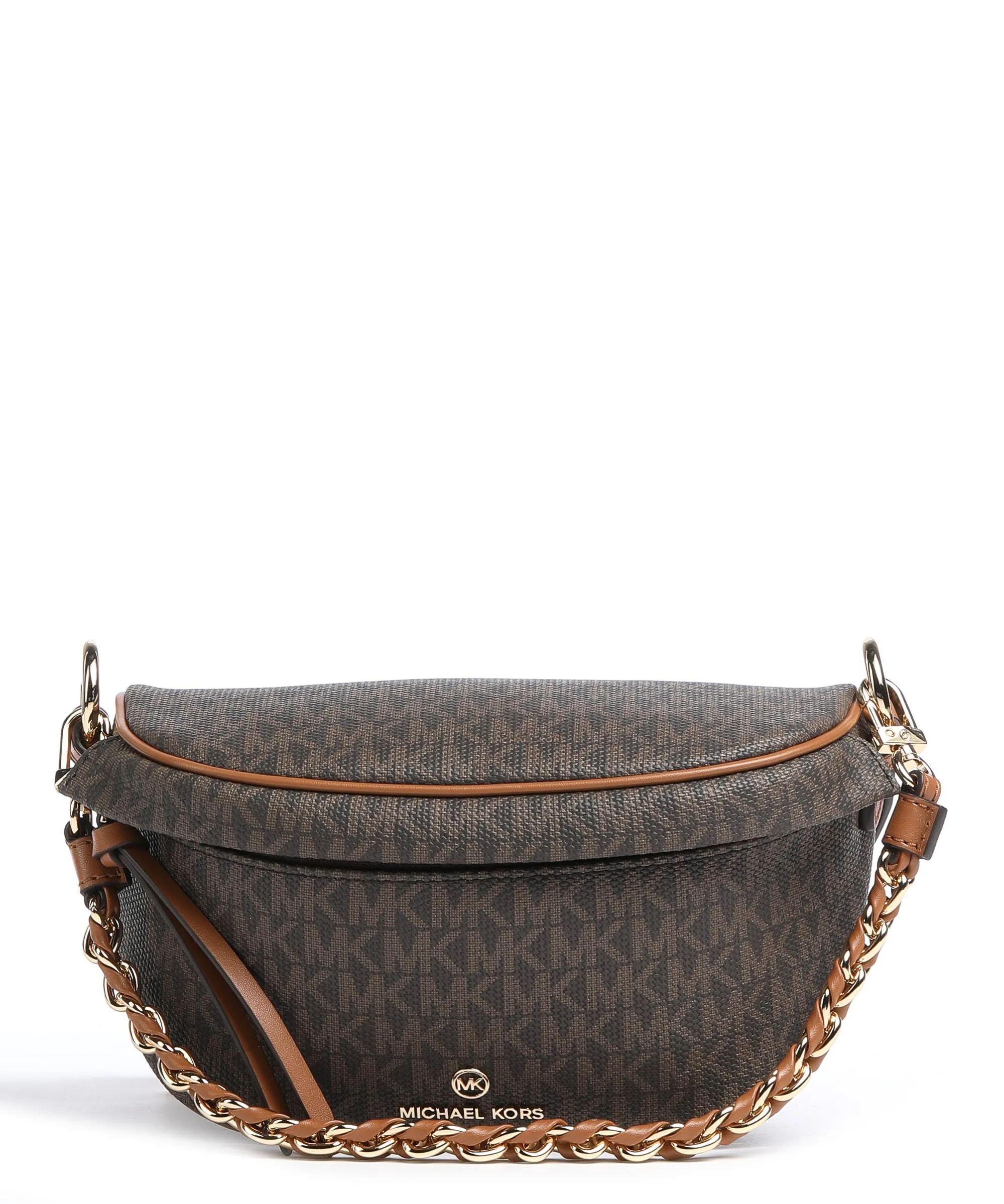  Michael Kors Slater Borsa a tracolla tela marrone scuro  