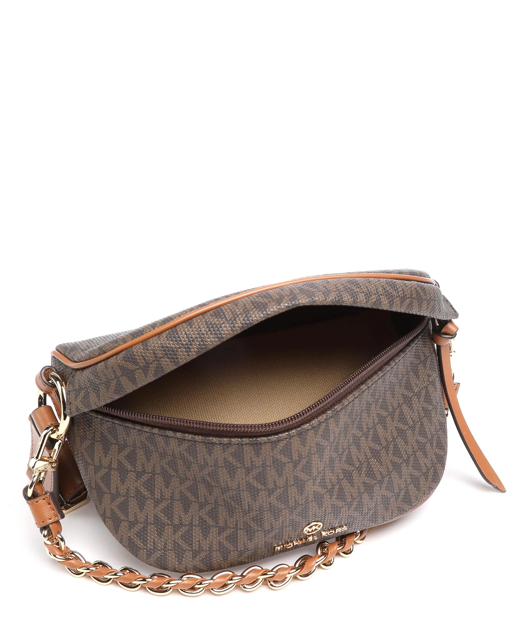  Michael Kors Slater Borsa a tracolla tela marrone scuro  