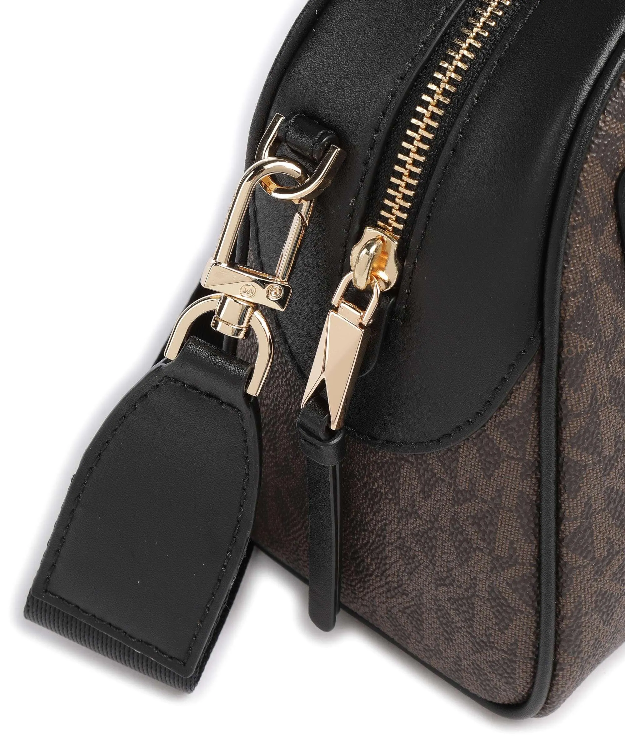  Michael Kors Williamsburg Borsa a mano tela marrone scuro  