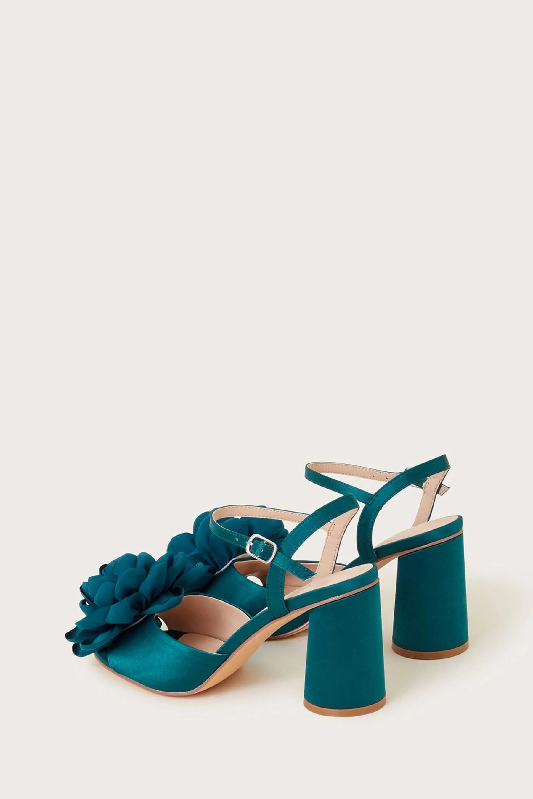 Monsoon - Sandali con tacco Satin fiori