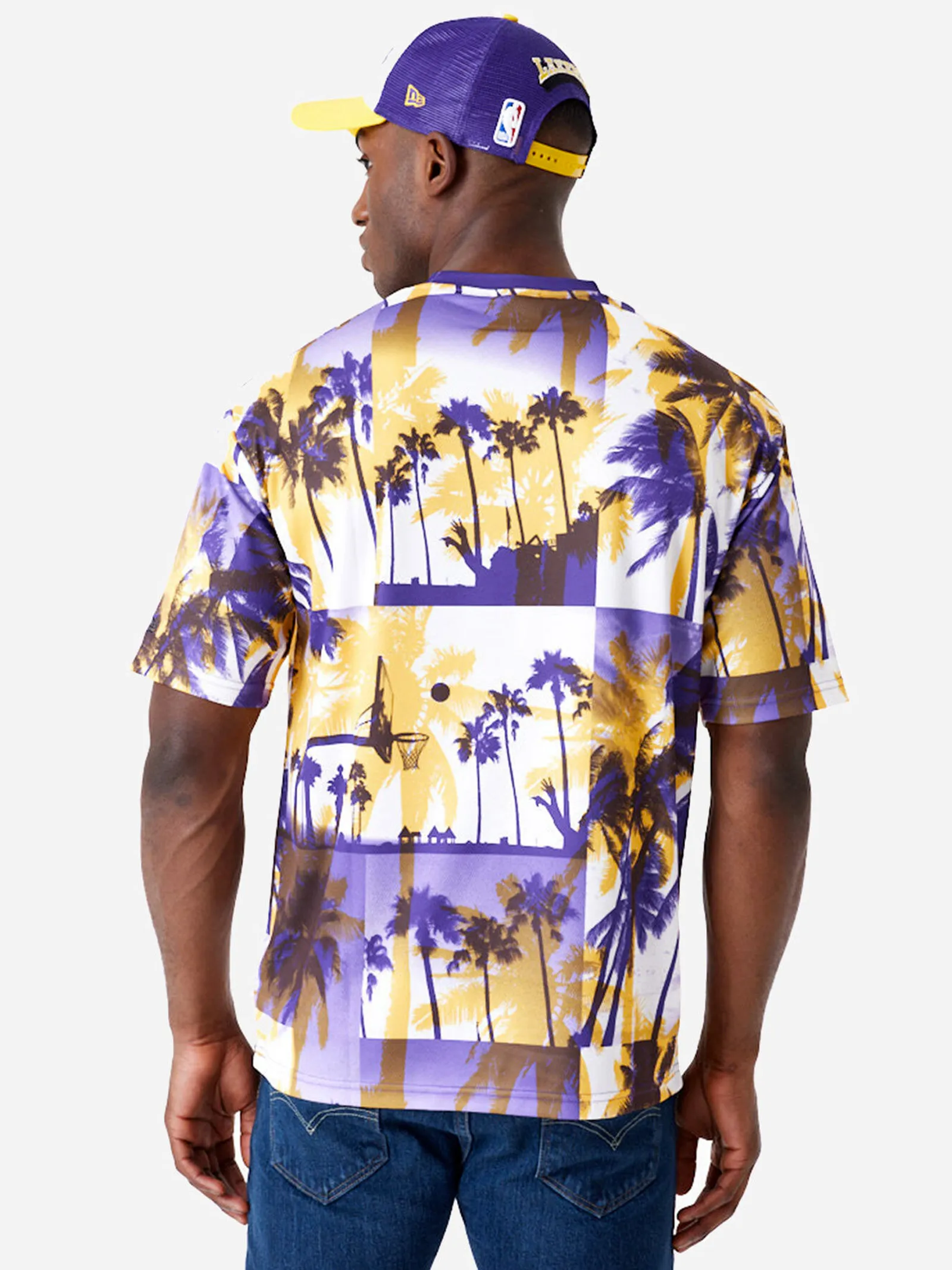 NEW ERA T-shirt Oversize LA Lakers NBA