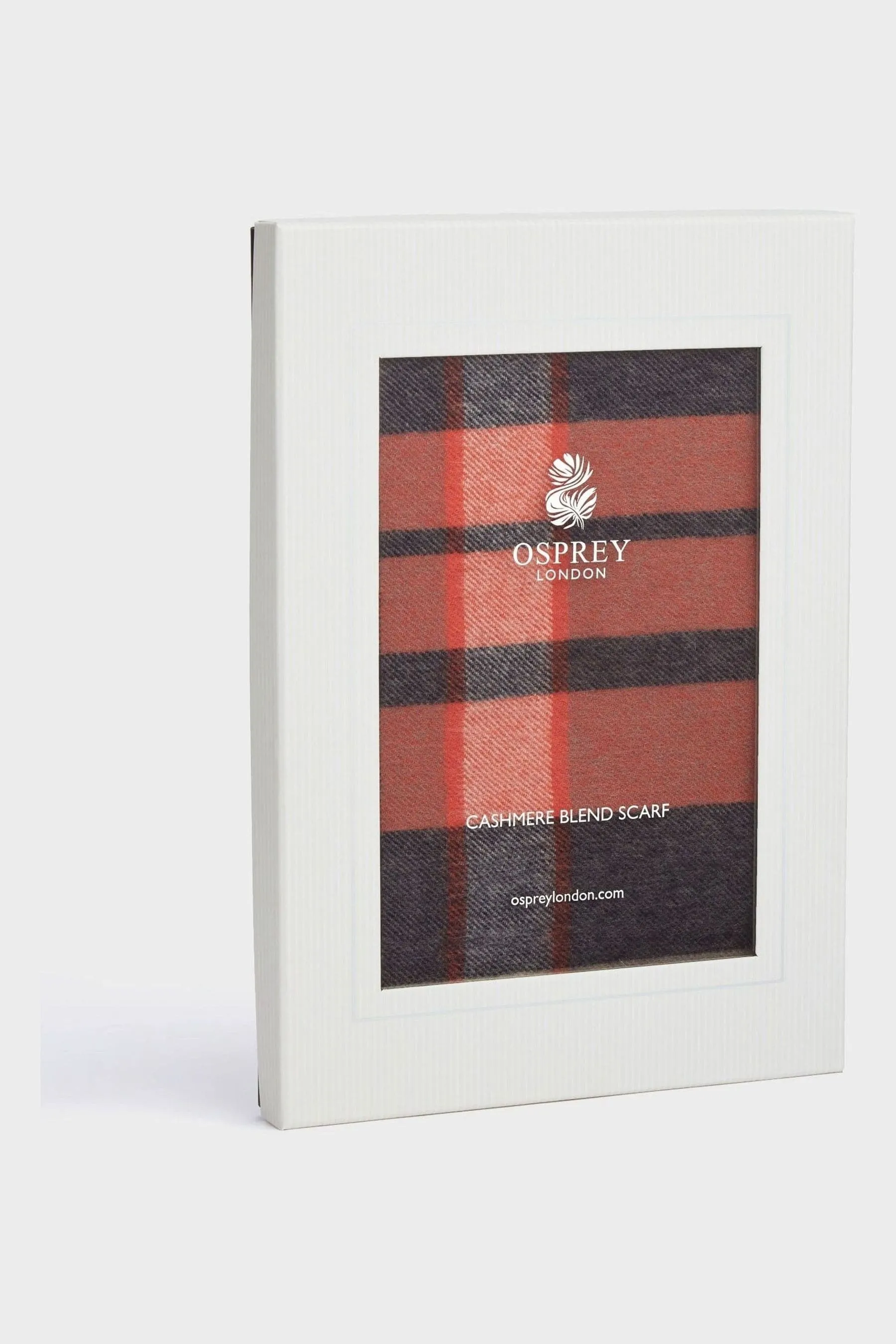 Osprey London Rosso - Skye - Sciarpa in cachemire