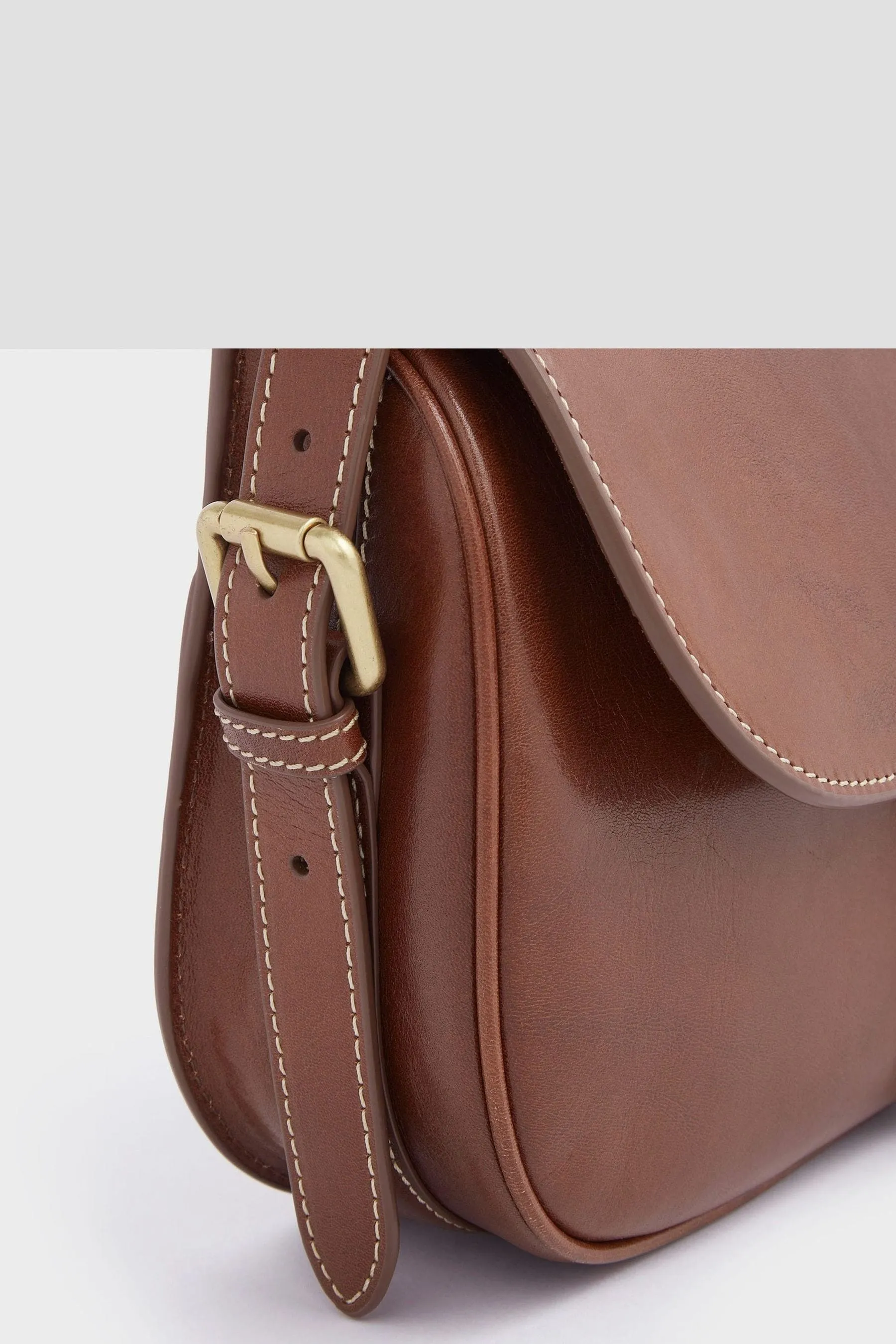 Osprey London The Hurlingham - Marrone a bisaccia in pelle italiana - Borsa