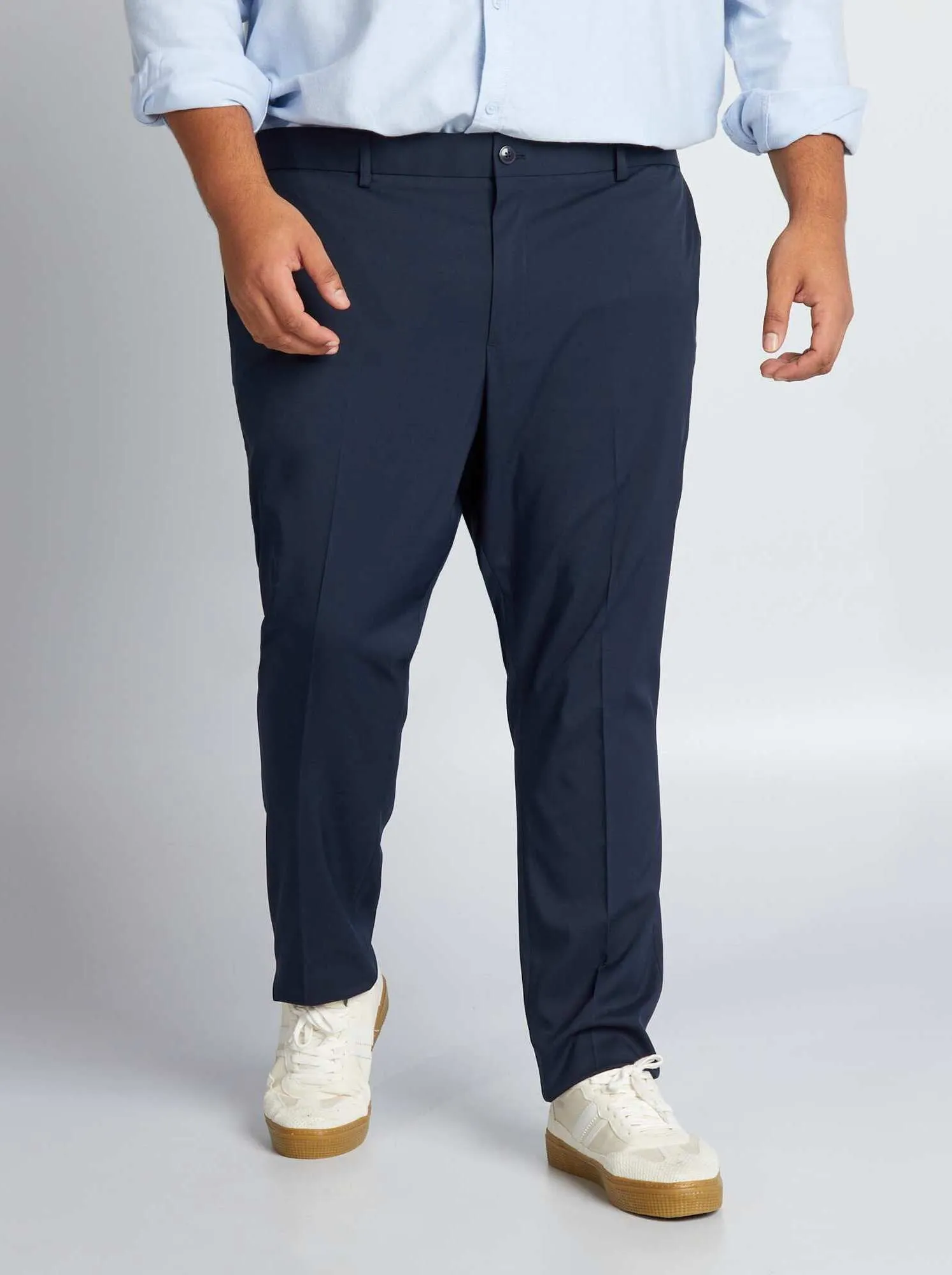 Pantaloni da completo slim - blu