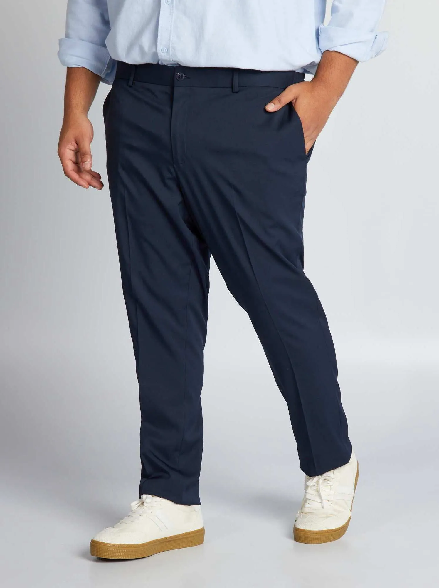 Pantaloni da completo slim - blu