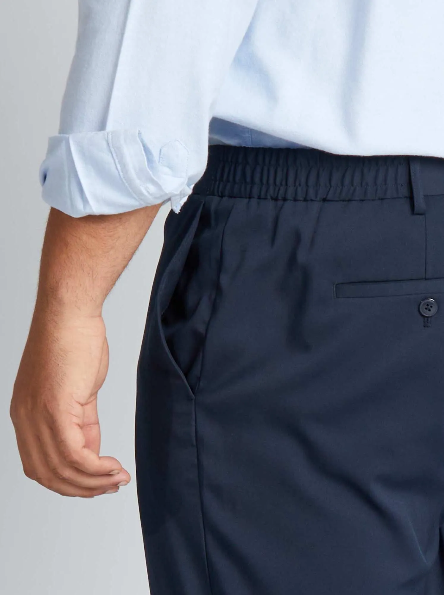Pantaloni da completo slim - blu