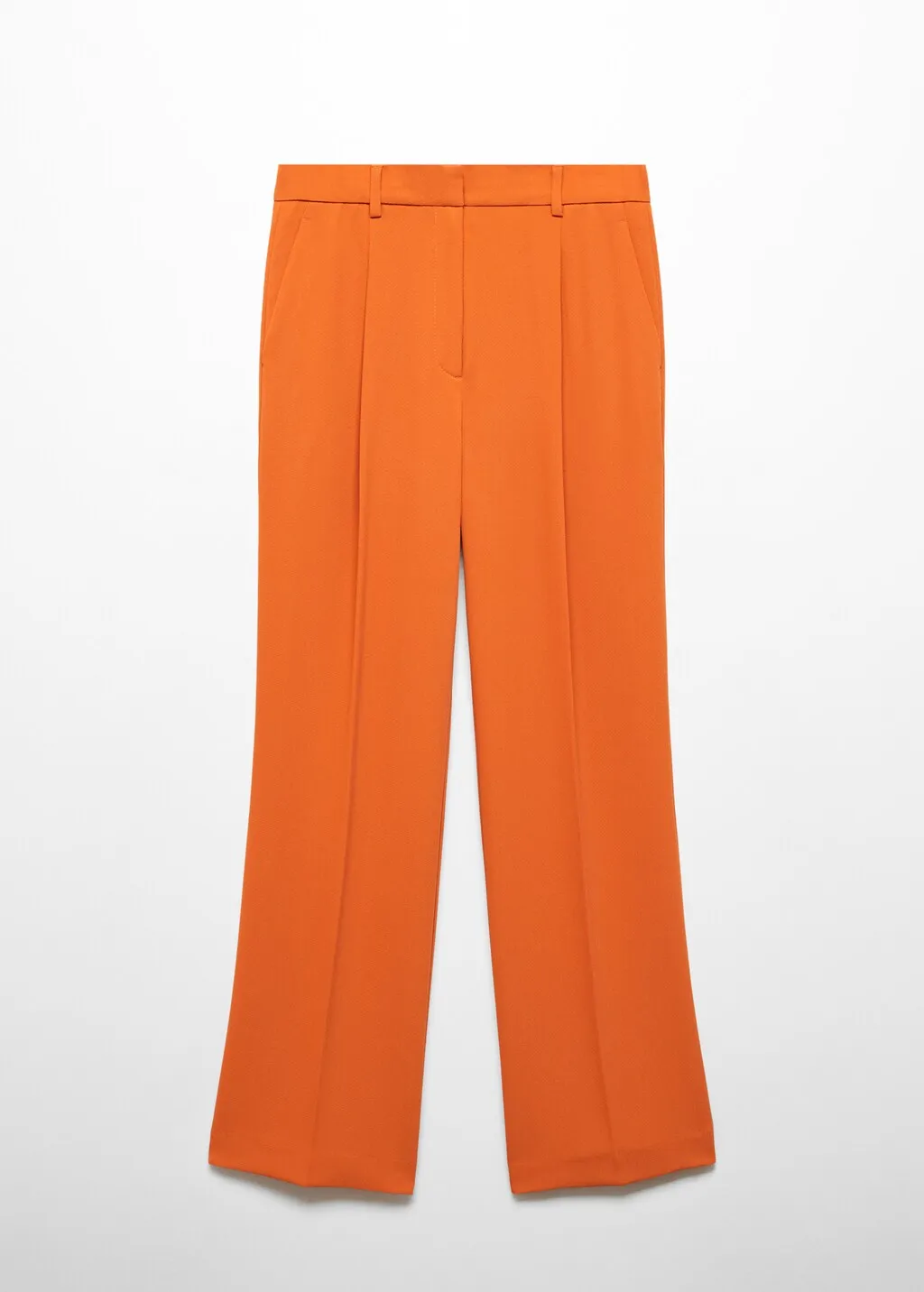 Pantaloni diritti pinces