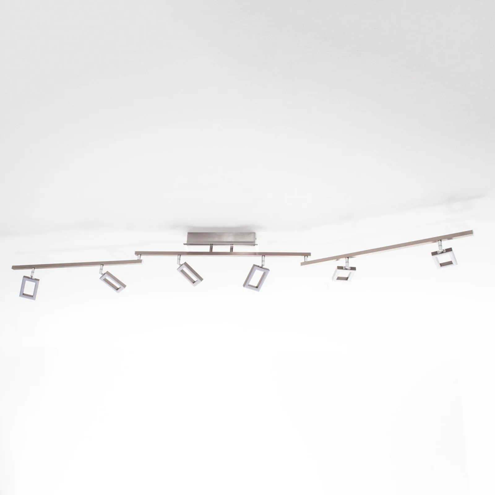 Paul Neuhaus Plafoniera LED Inigo, a 6 luci, regolabile