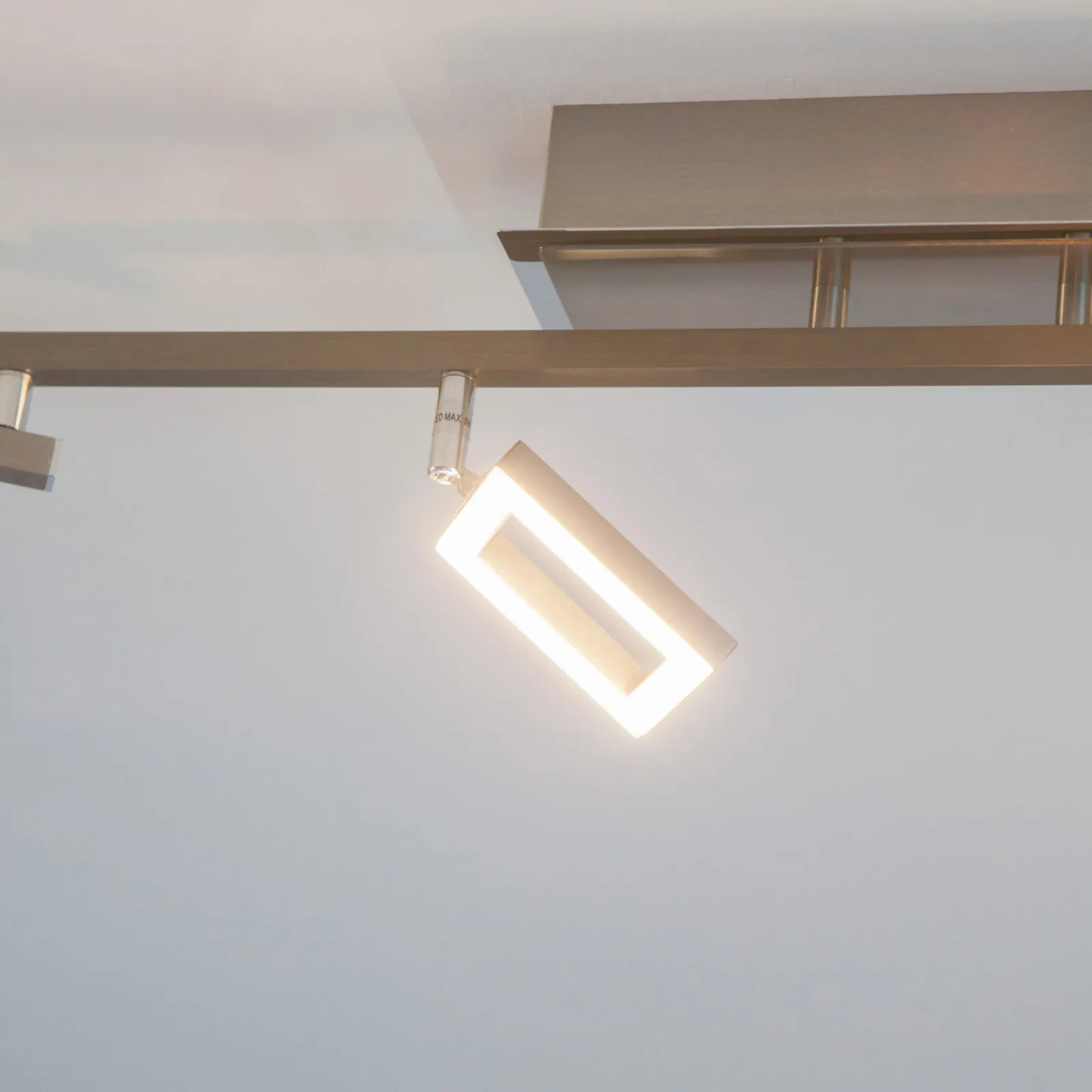 Paul Neuhaus Plafoniera LED Inigo, a 6 luci, regolabile