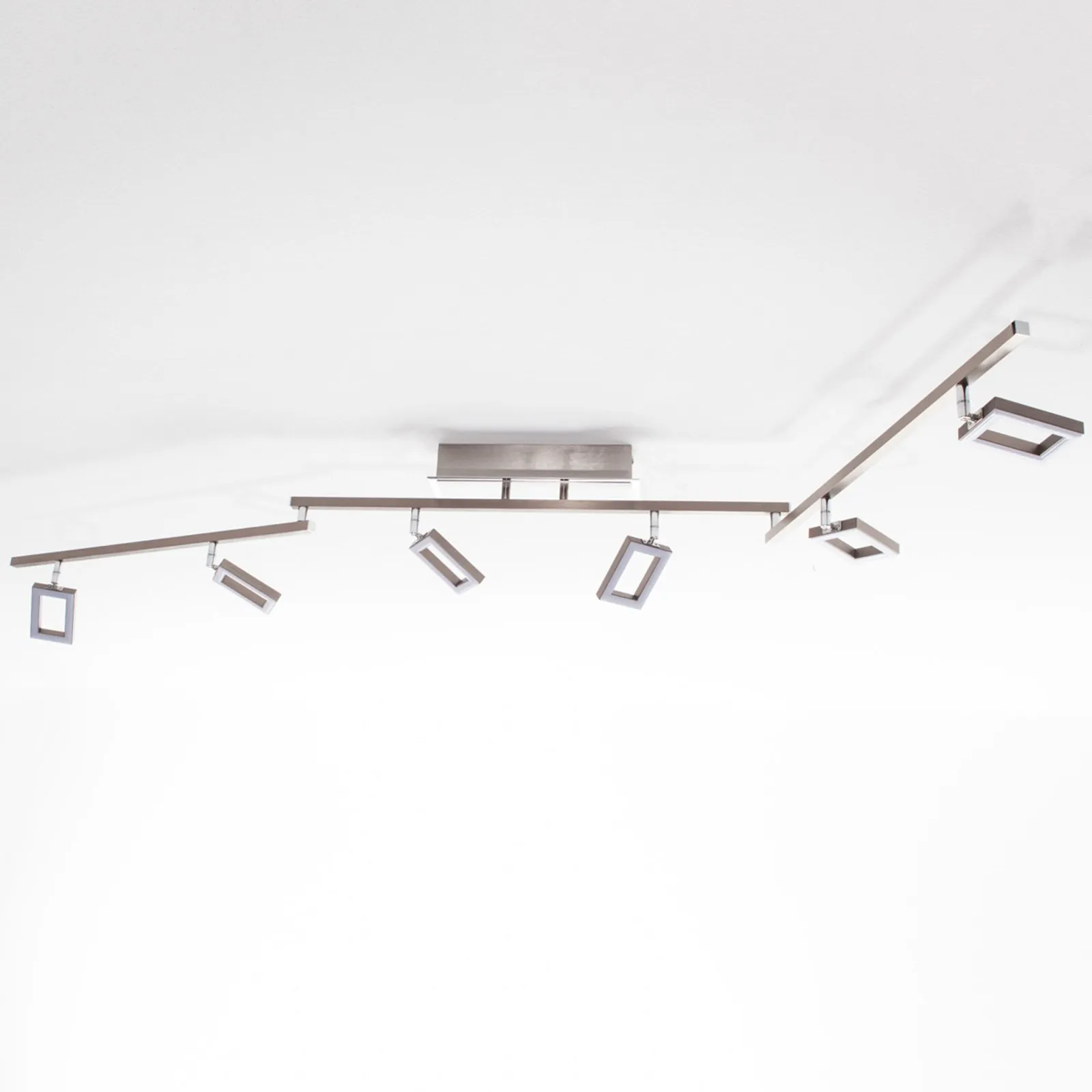 Paul Neuhaus Plafoniera LED Inigo, a 6 luci, regolabile